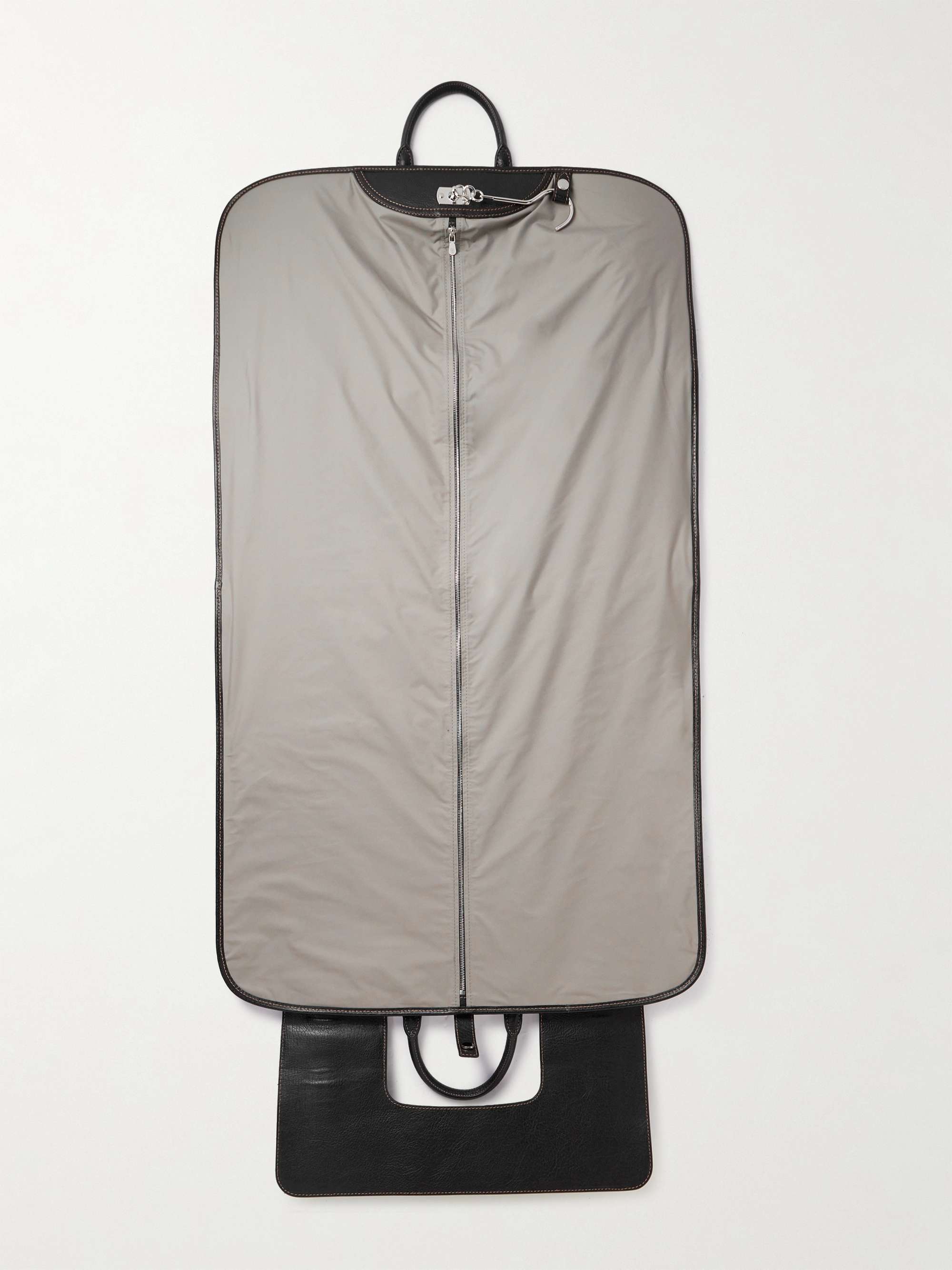 BRUNELLO CUCINELLI Full-Grain Leather Garment Bag for Men