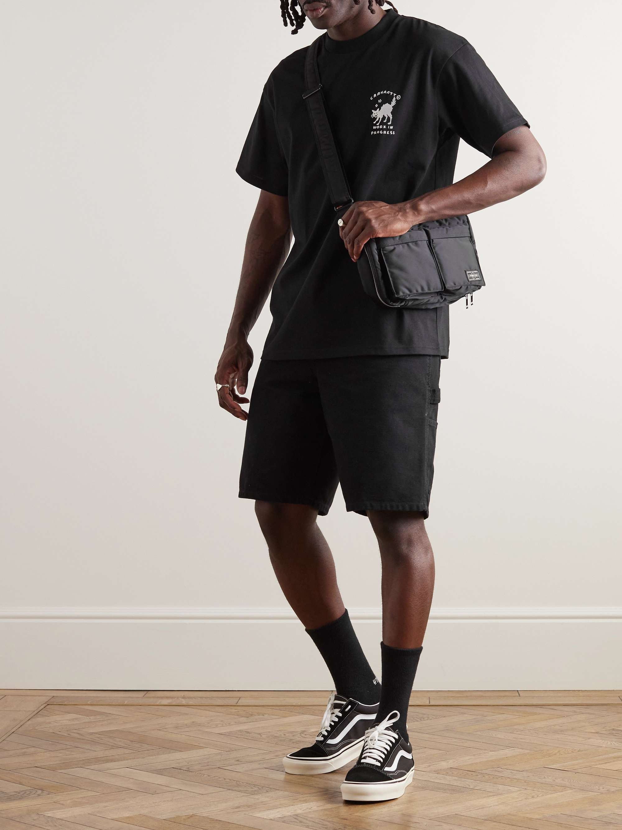 CARHARTT WIP Straight-Leg Cotton-Canvas Shorts