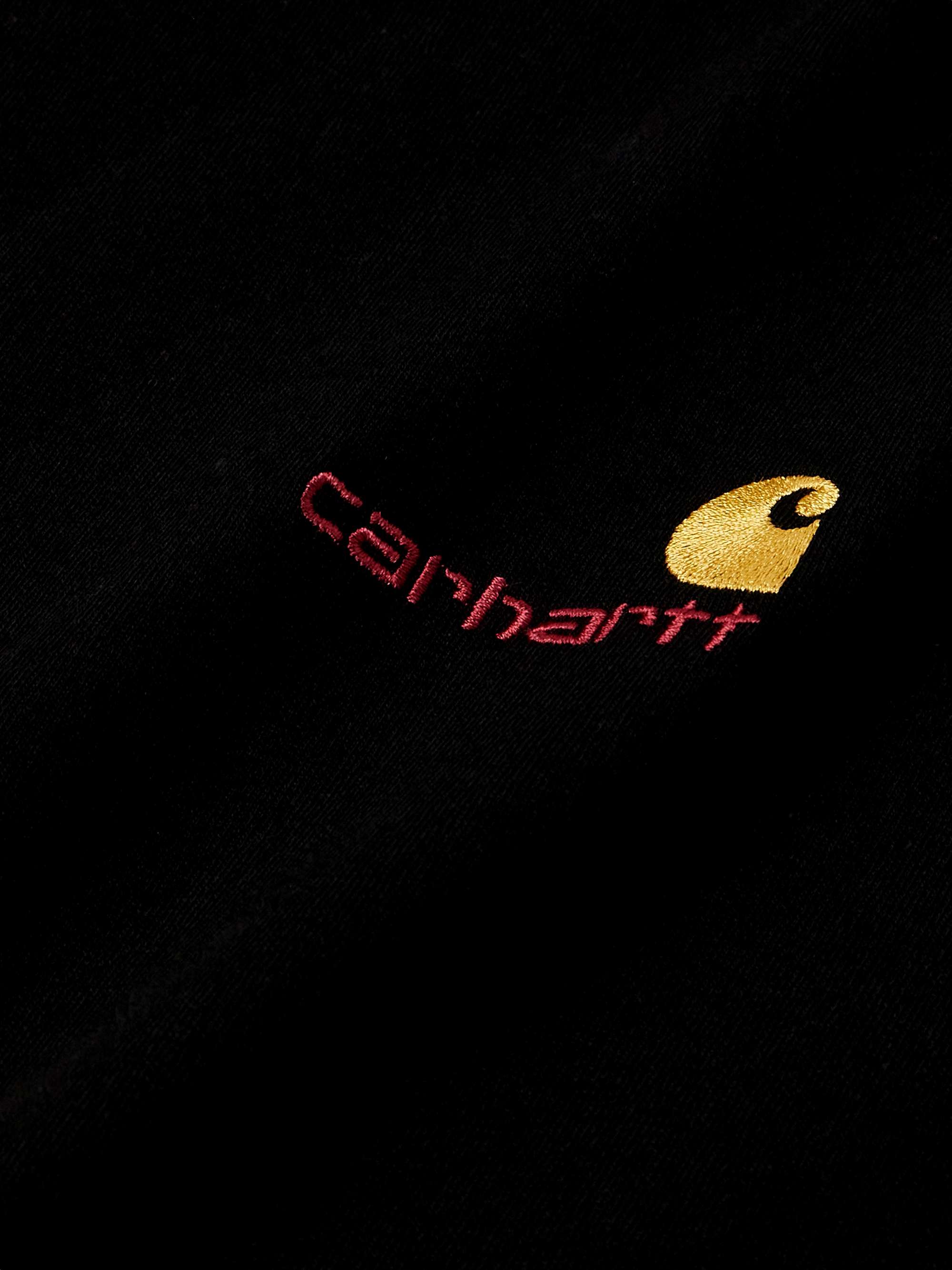 CARHARTT WIP American Script Logo-Embroidered Organic Cotton-Jersey T-Shirt