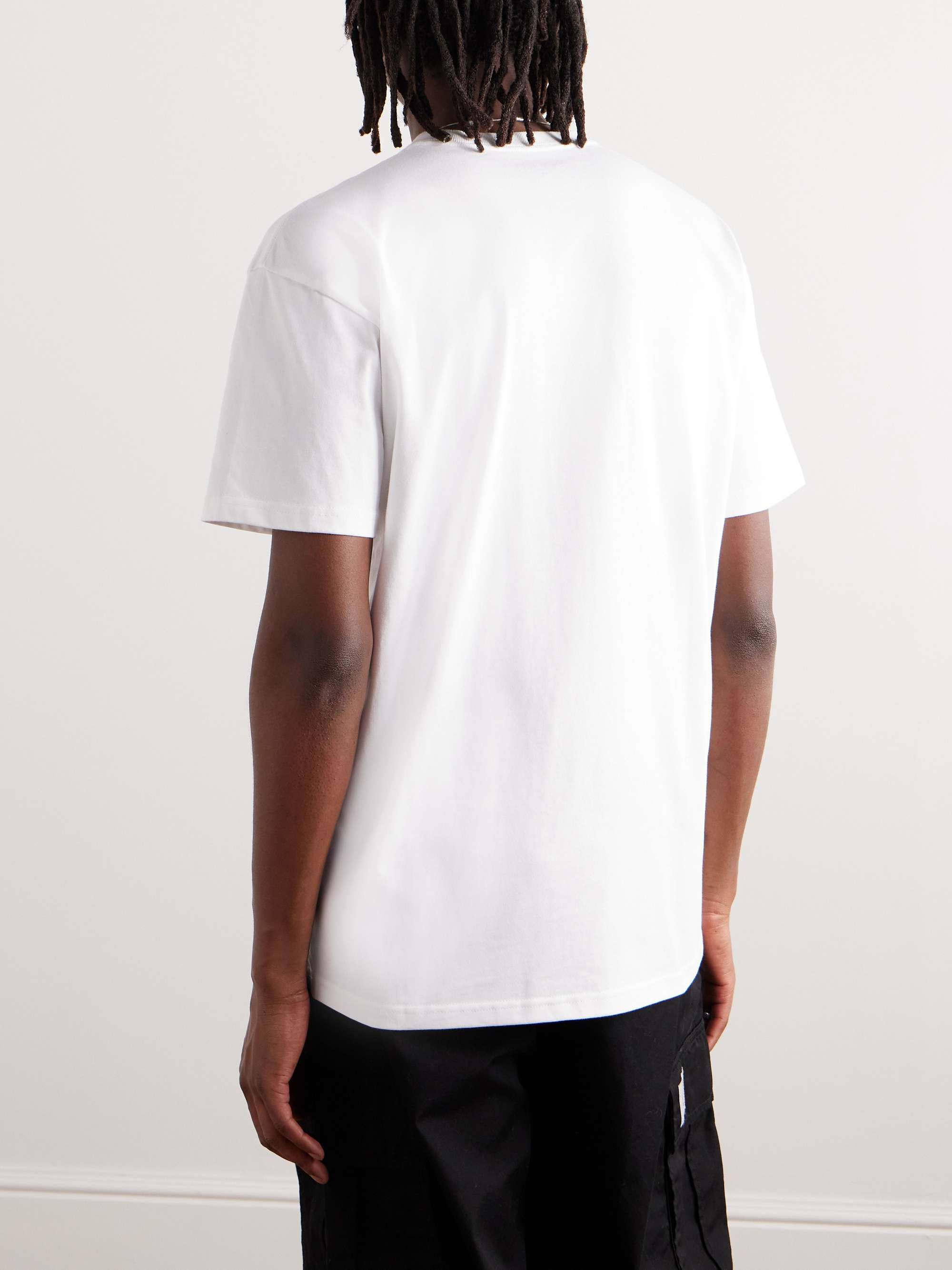CARHARTT WIP Chase Logo-Embroidered Cotton-Jersey T-Shirt