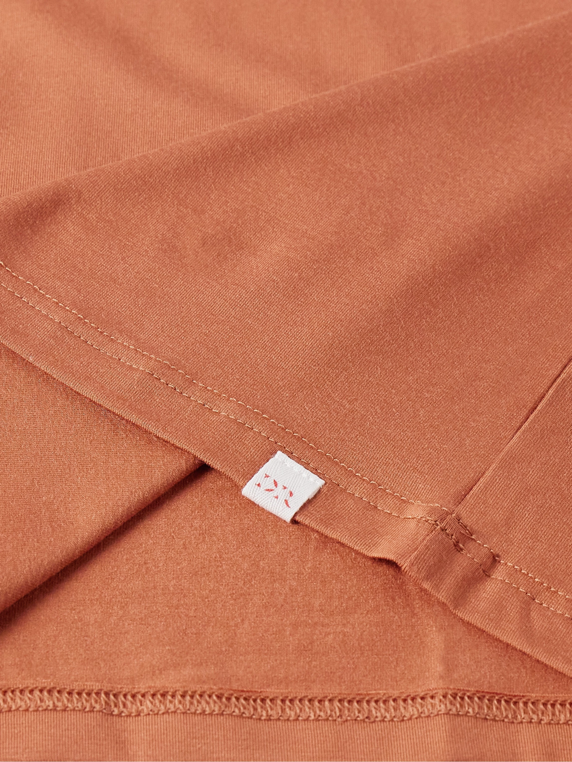 Shop Derek Rose Basel 16 Stretch-modal Jersey T-shirt In Orange