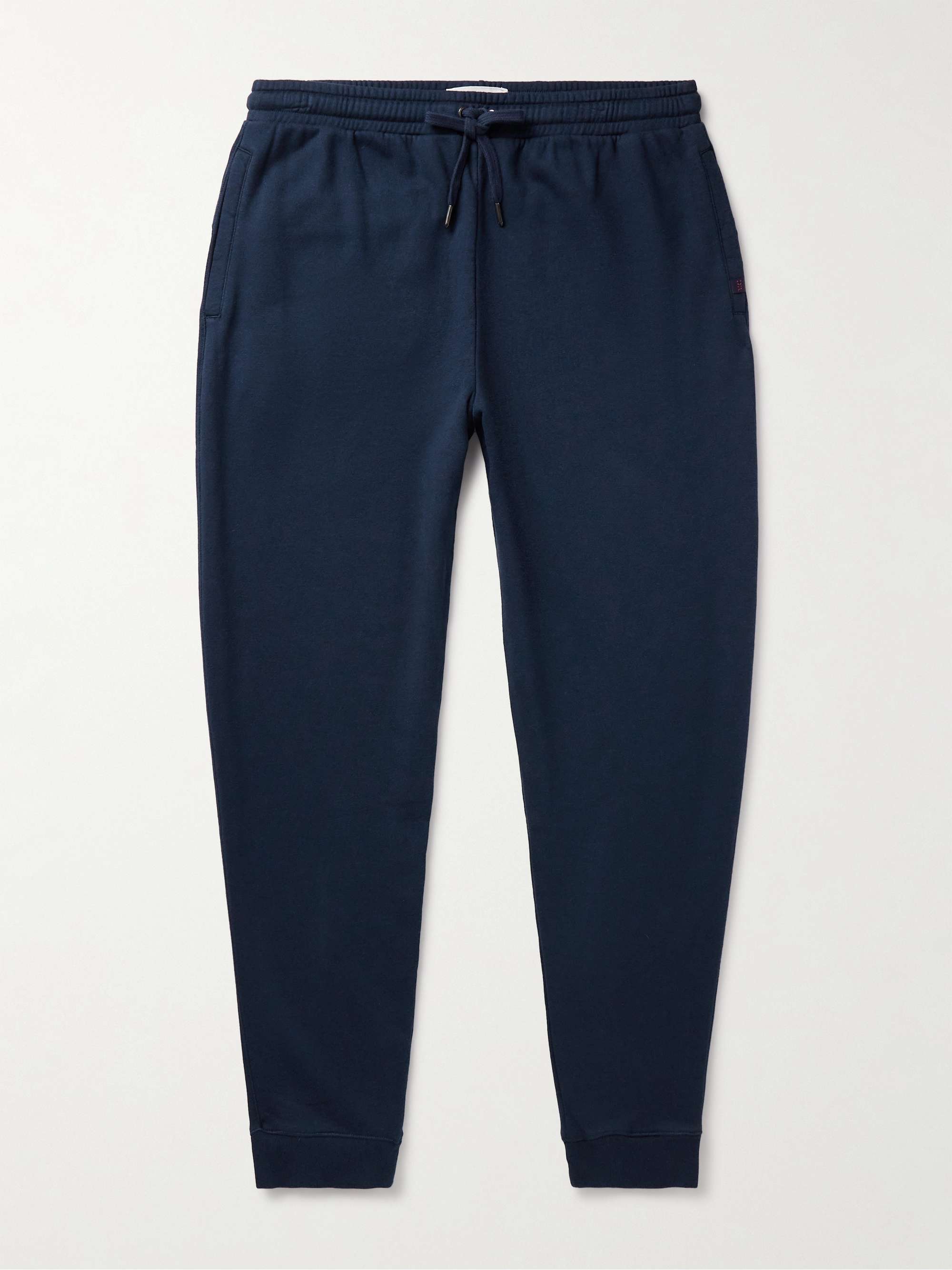 DEREK ROSE Quinn Slim-Fit Tapered Cotton and Modal-Blend Jersey Sweatpants  for Men