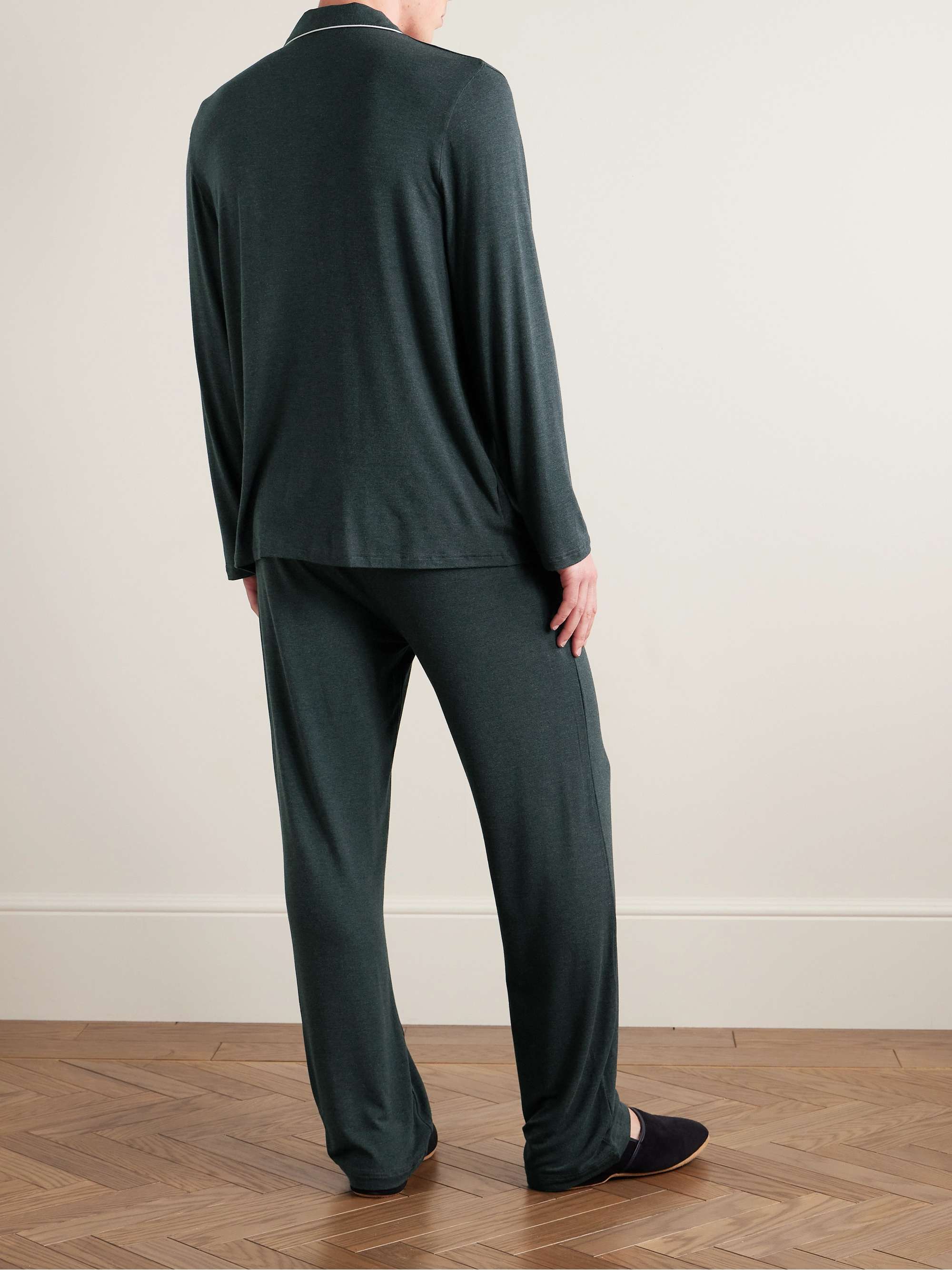 DEREK ROSE Marlowe Stretch Micro Modal Jersey Pyjama Set