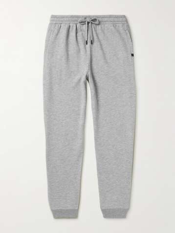 Derek Rose Quinn cotton modal joggers in silver gray – boutiquetozzi