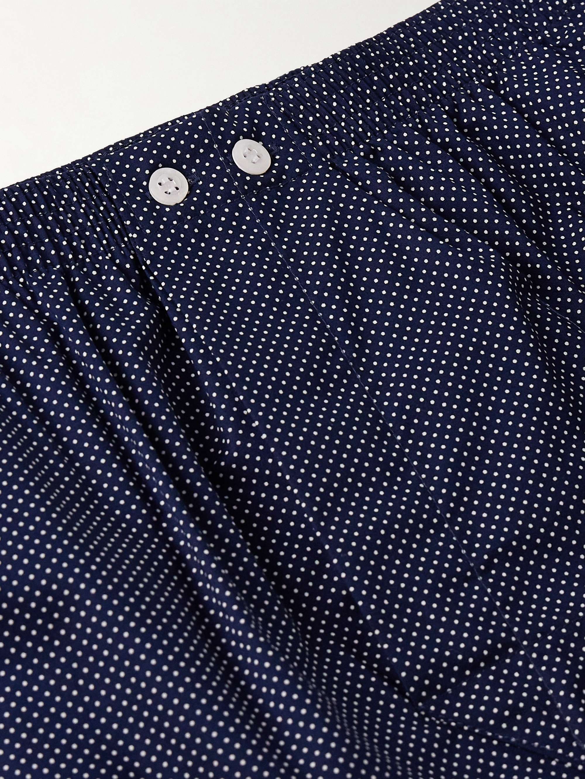 DEREK ROSE Plaza Polka-Dot Cotton Boxer Shorts
