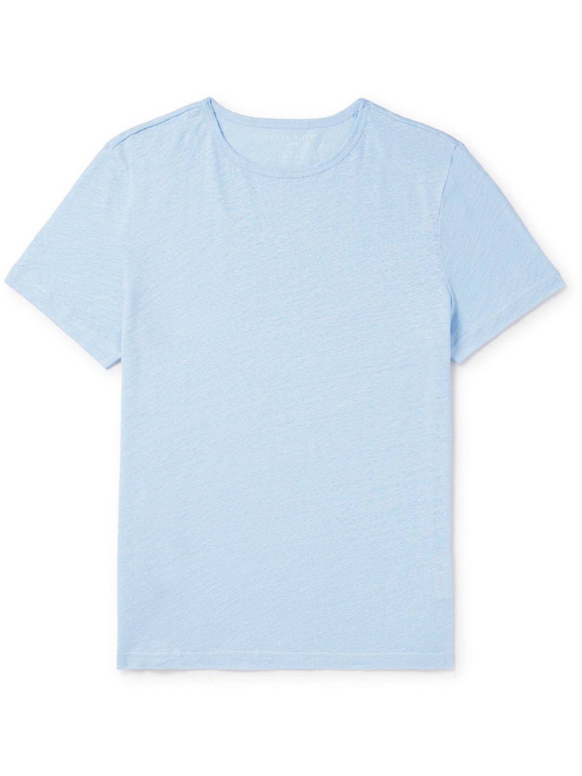 Derek Rose Jordan 2 Linen-jersey T-shirt In Blue