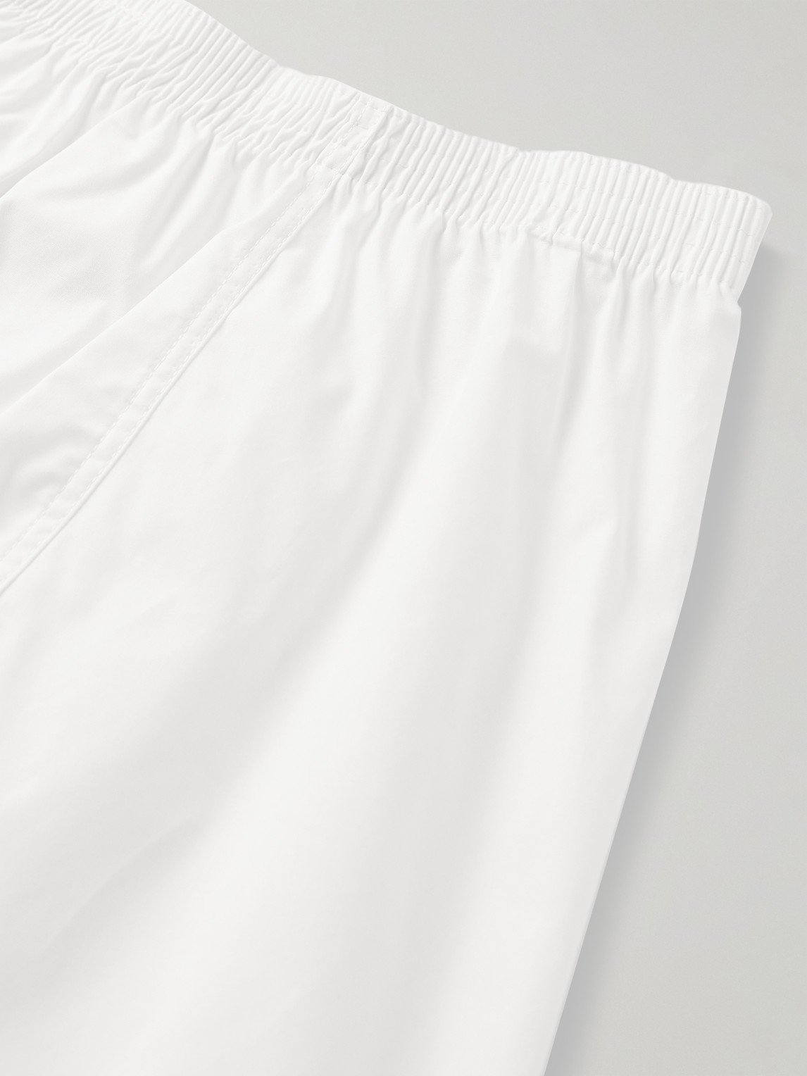 Shop Derek Rose Savoy Cotton Boxer Shorts In White