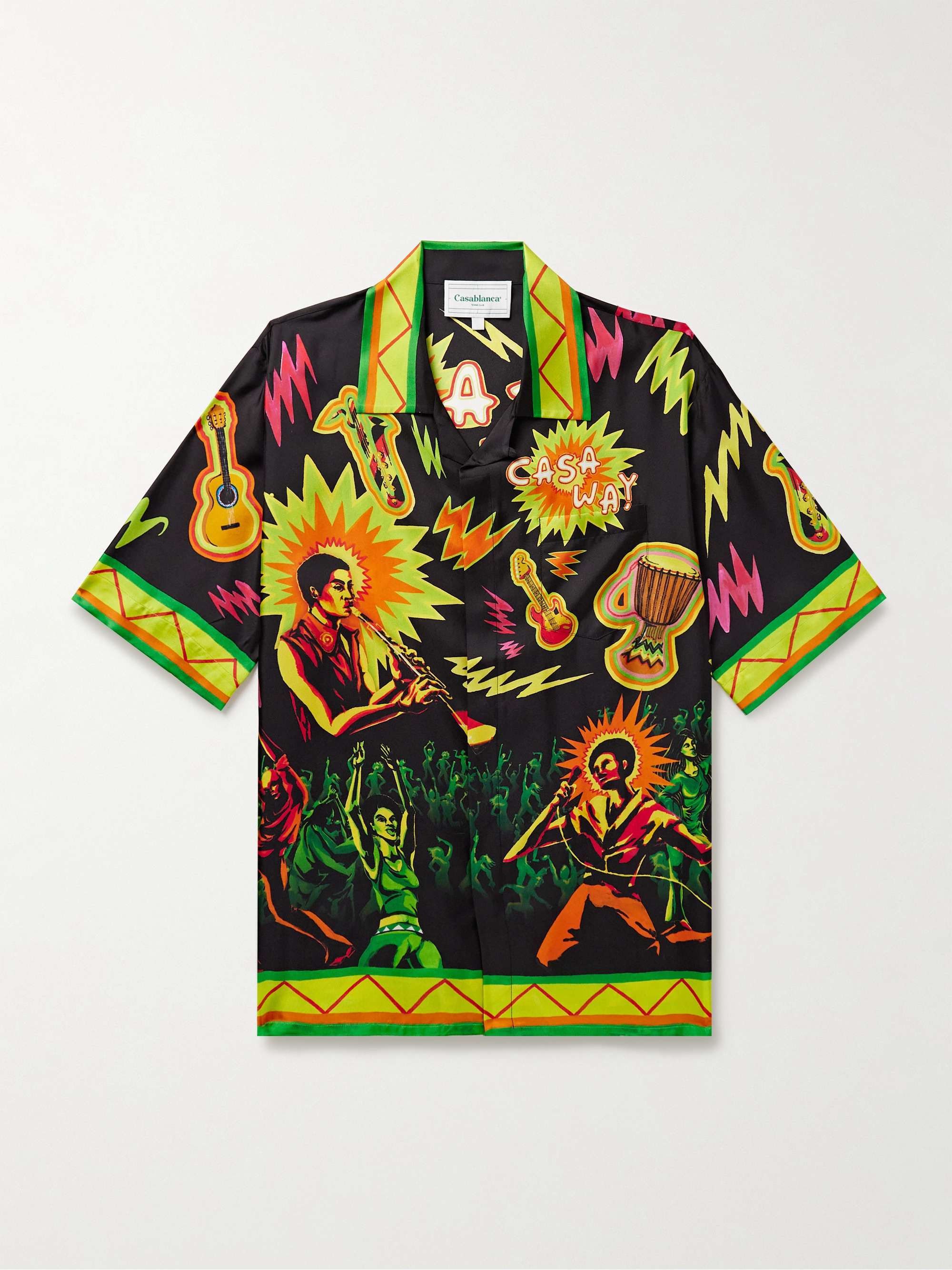 CASABLANCA - Printed Linen Shirt