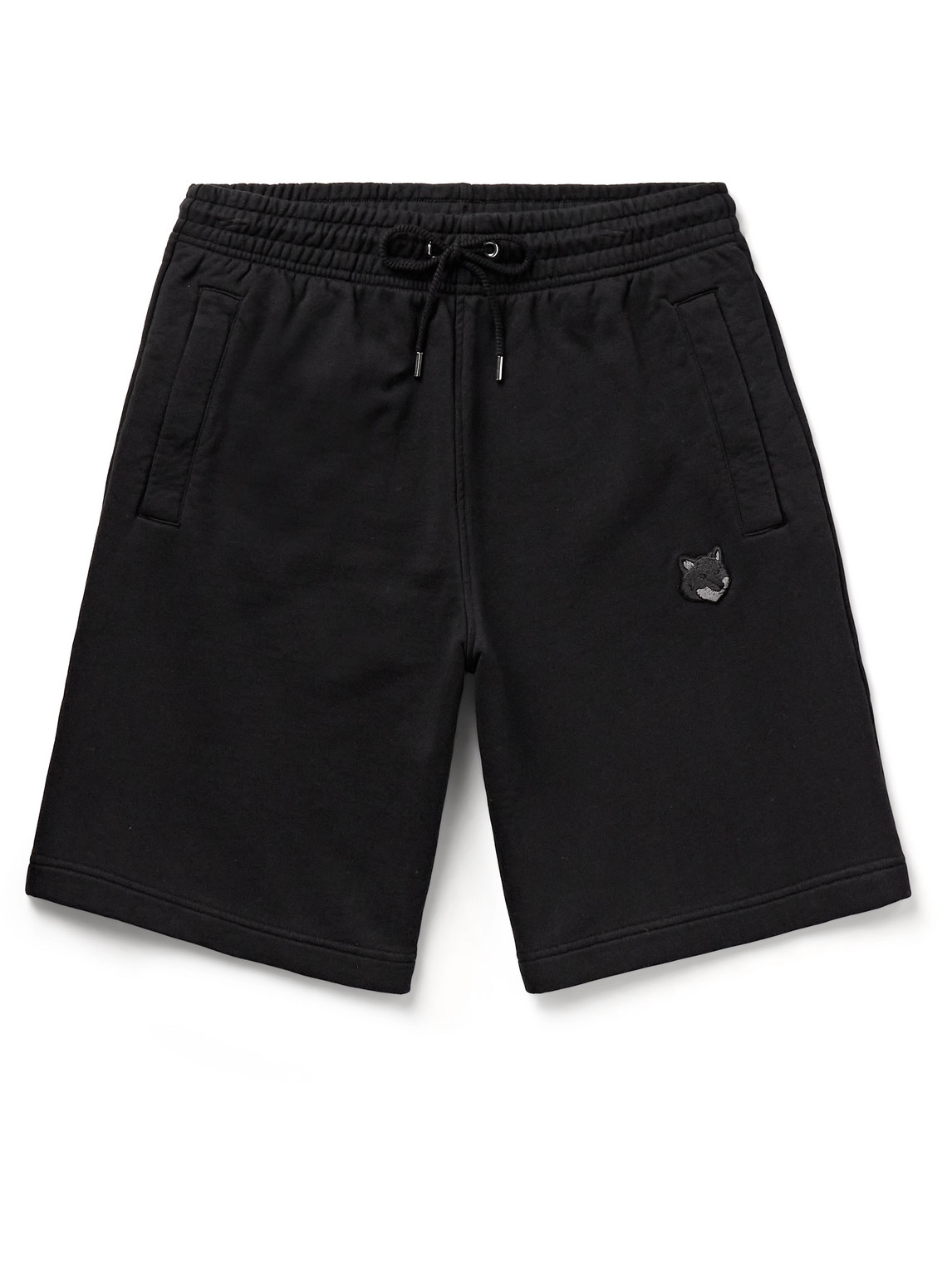Maison Kitsuné Bermuda Shorts In Black