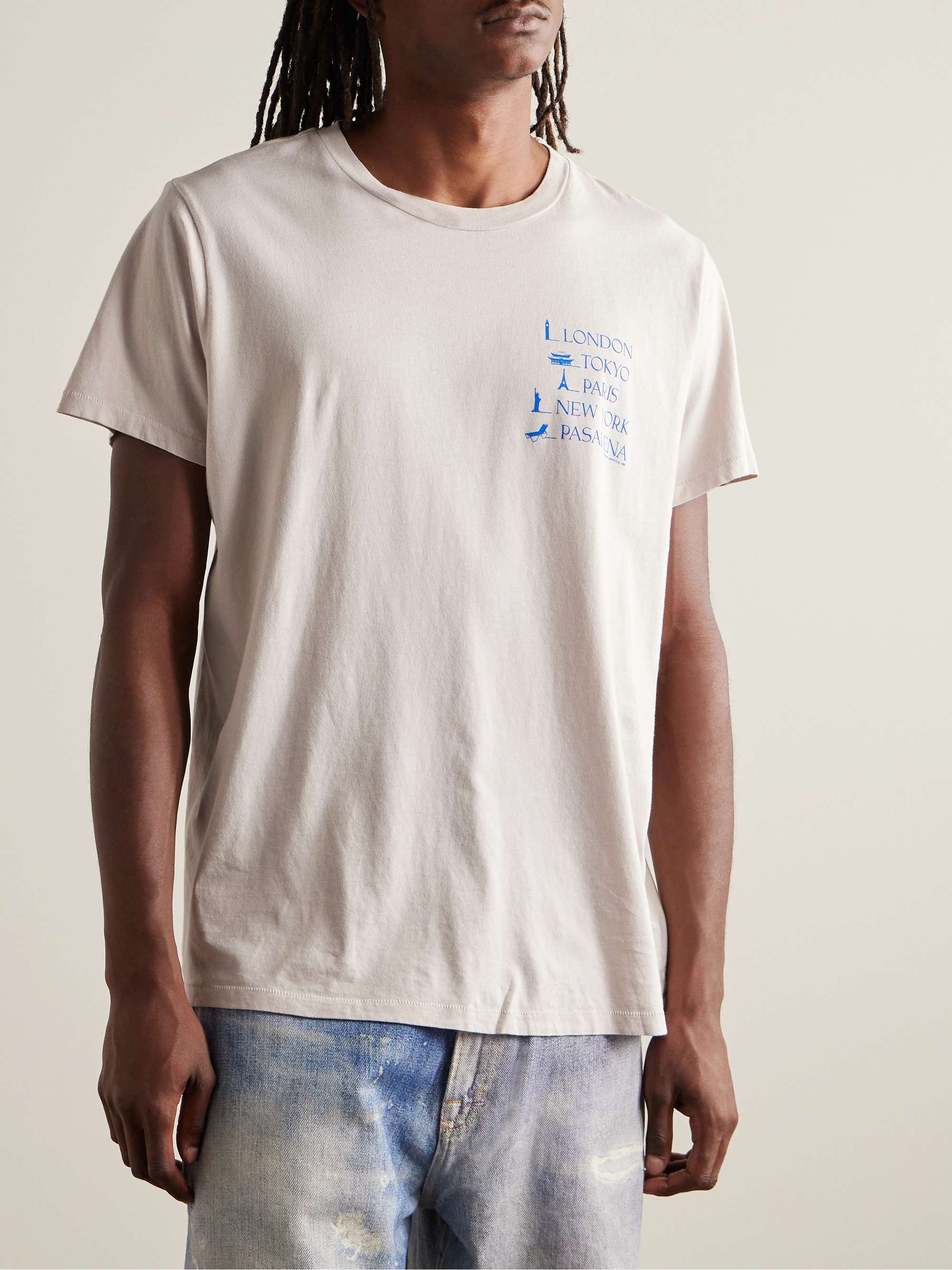 PASADENA LEISURE CLUB Landmarks Logo-Print Cotton-Jersey T-Shirt for ...