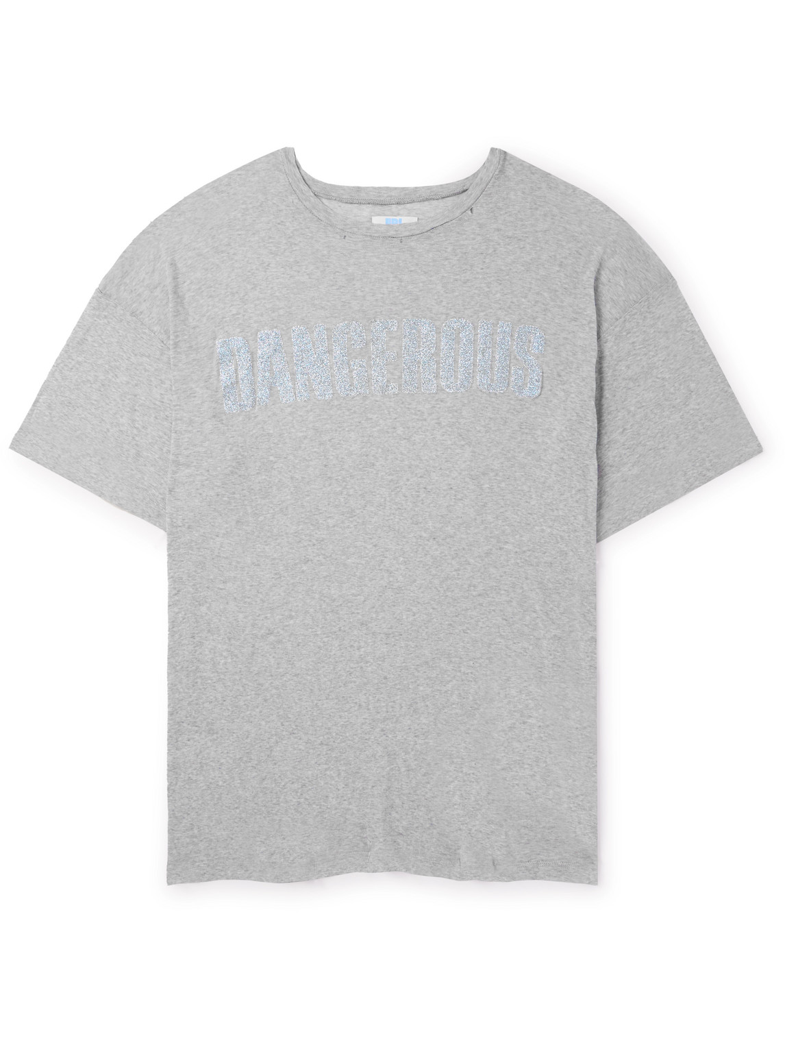 Distressed Printed Cotton-Jersey T-Shirt