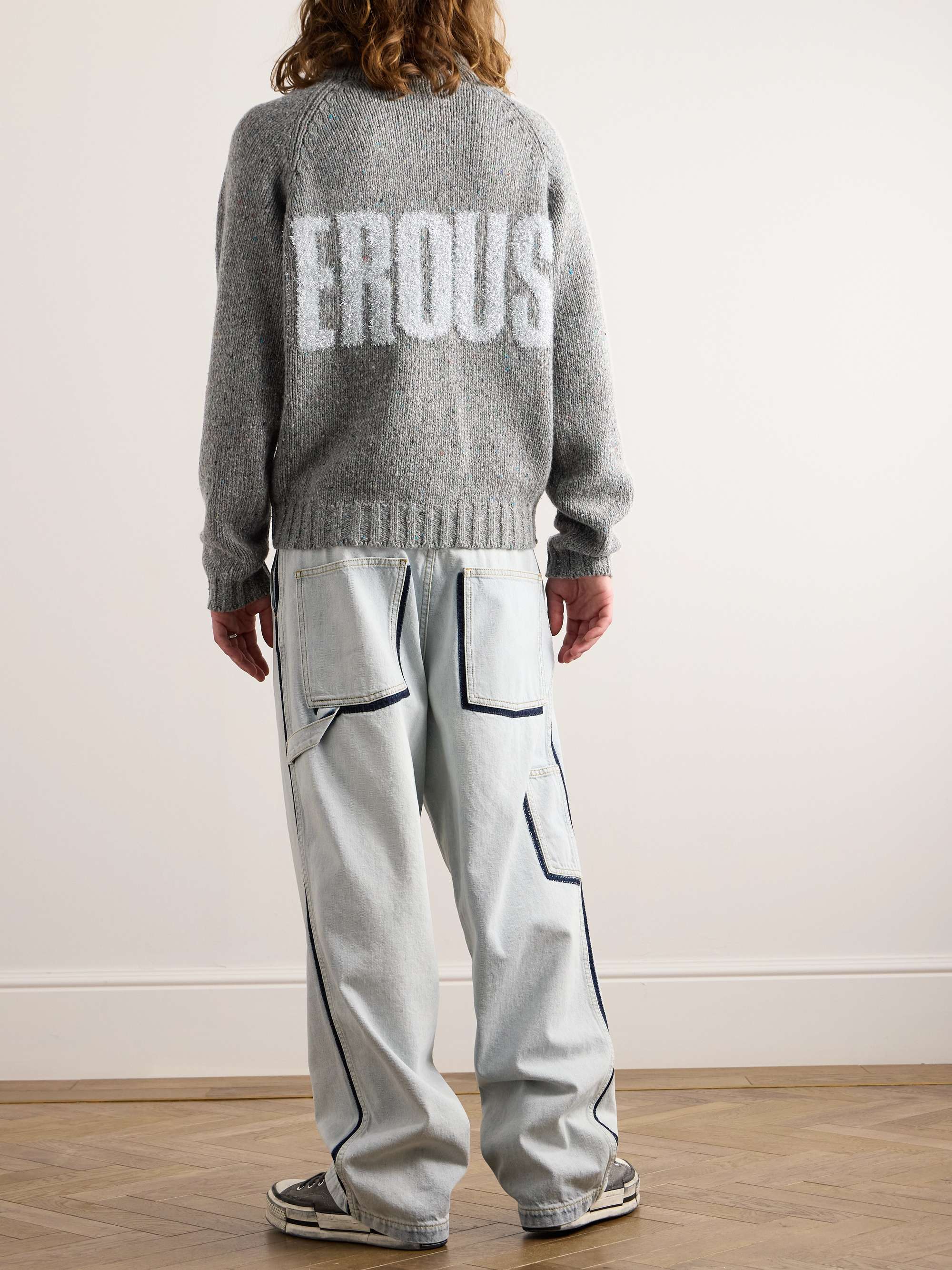 Intarsia-Knit Wool-Blend Jumper