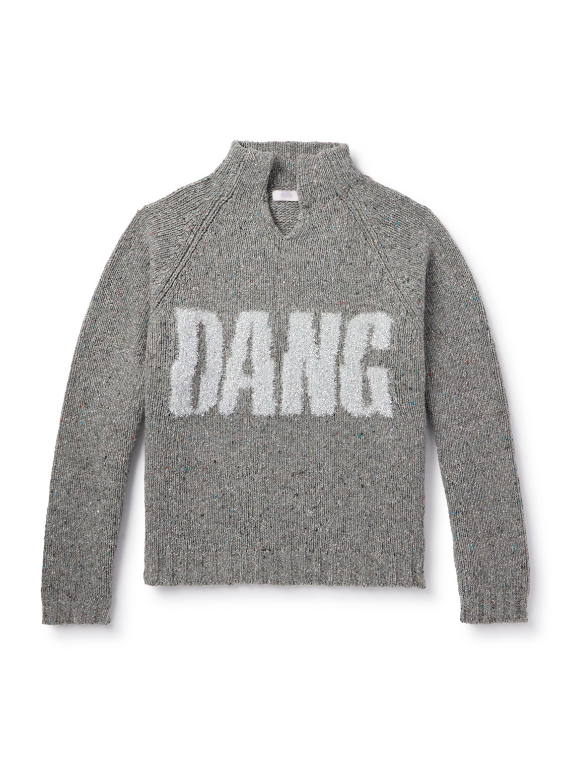 Intarsia-Knit Wool-Blend Sweater