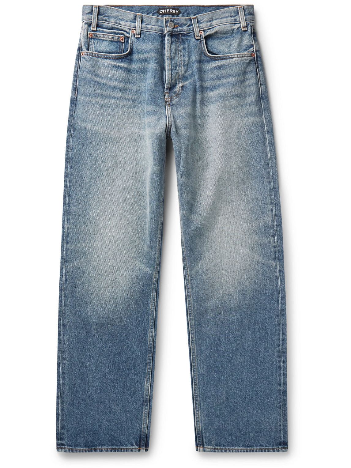 Cherry Los Angeles Straight-leg Jeans In Blue
