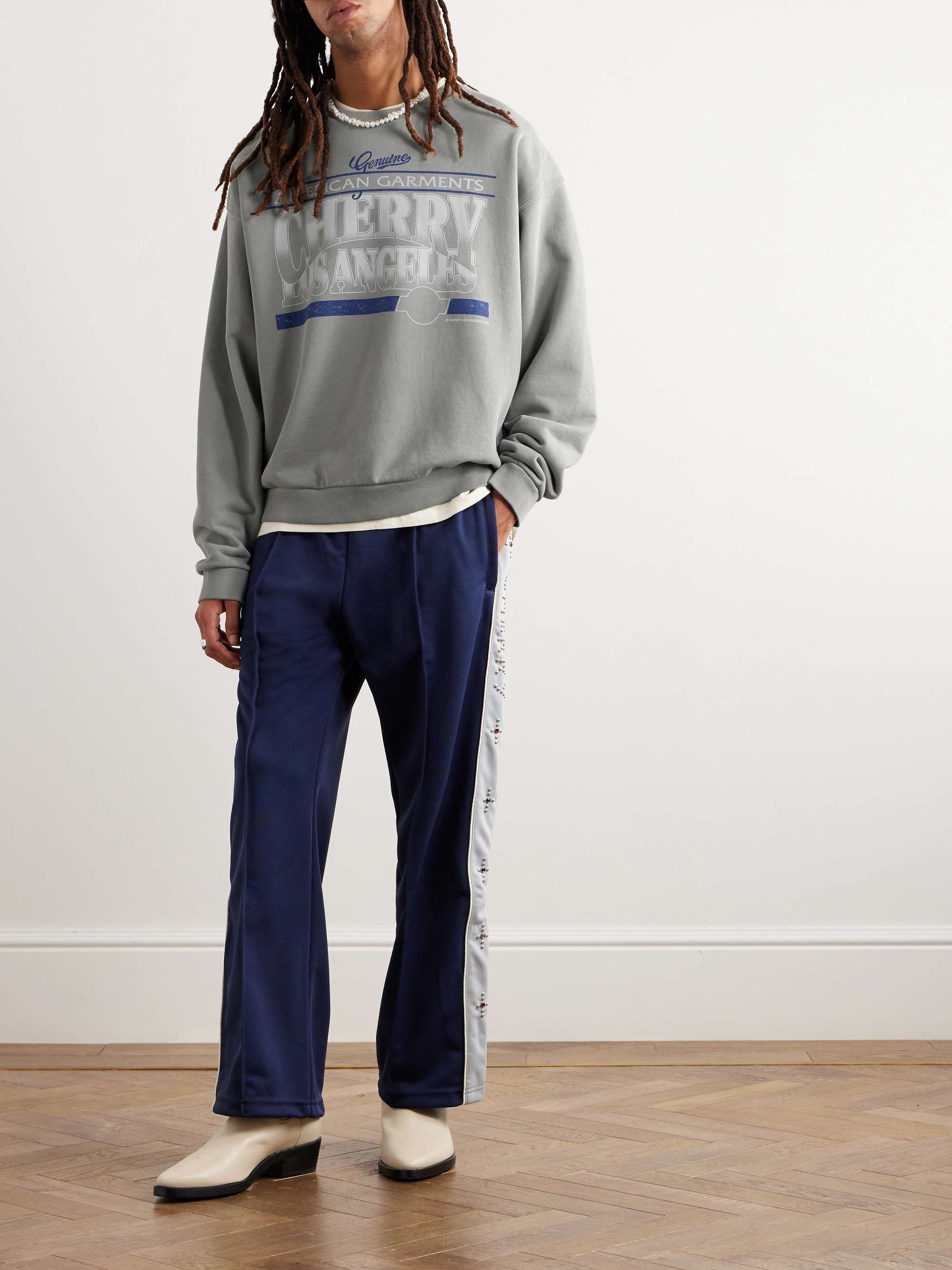 Cherry sweatshirt top and sweatpants