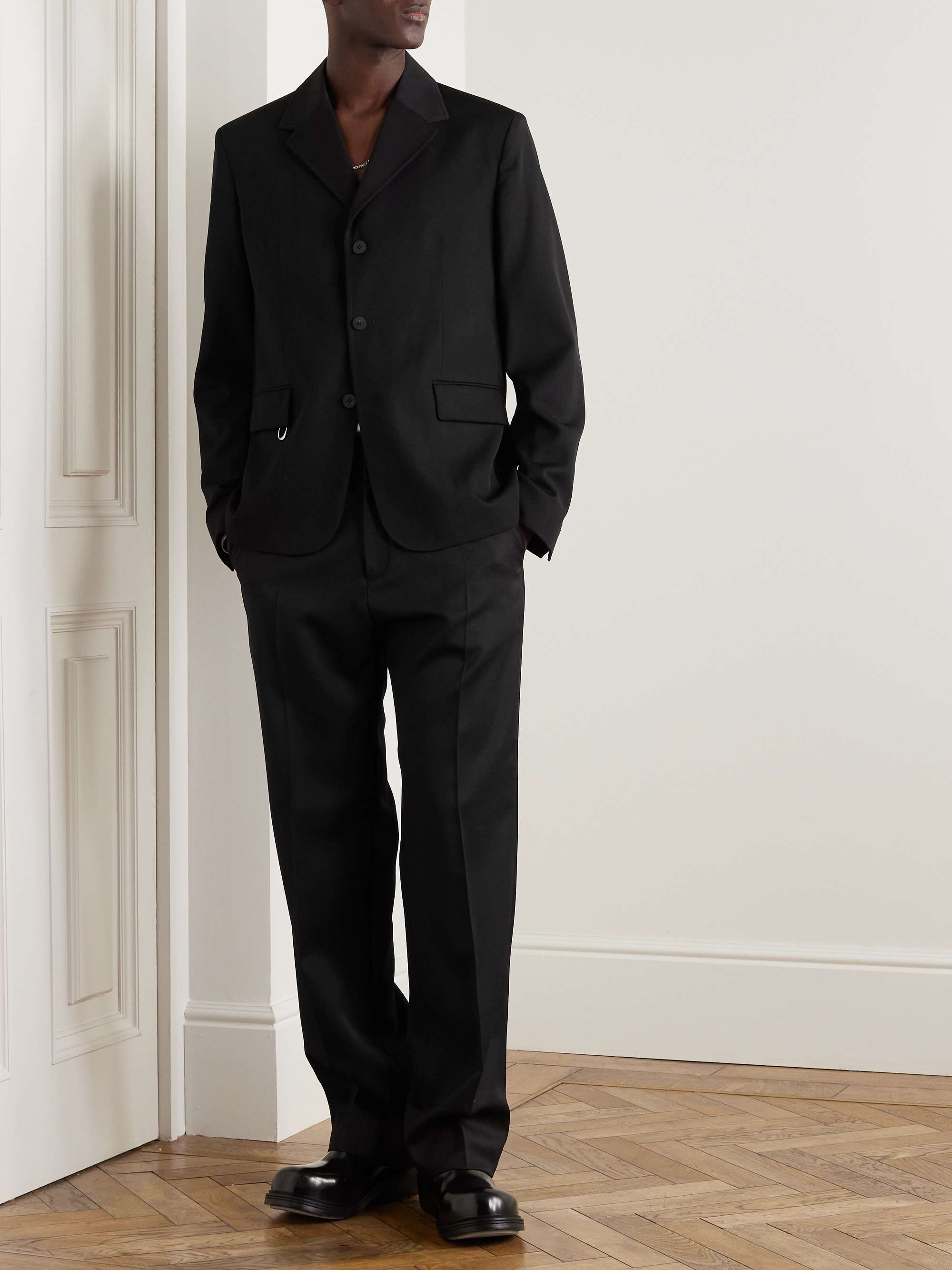 JACQUEMUS Melo Straight-Leg Virgin Wool Suit Trousers for Men | MR PORTER