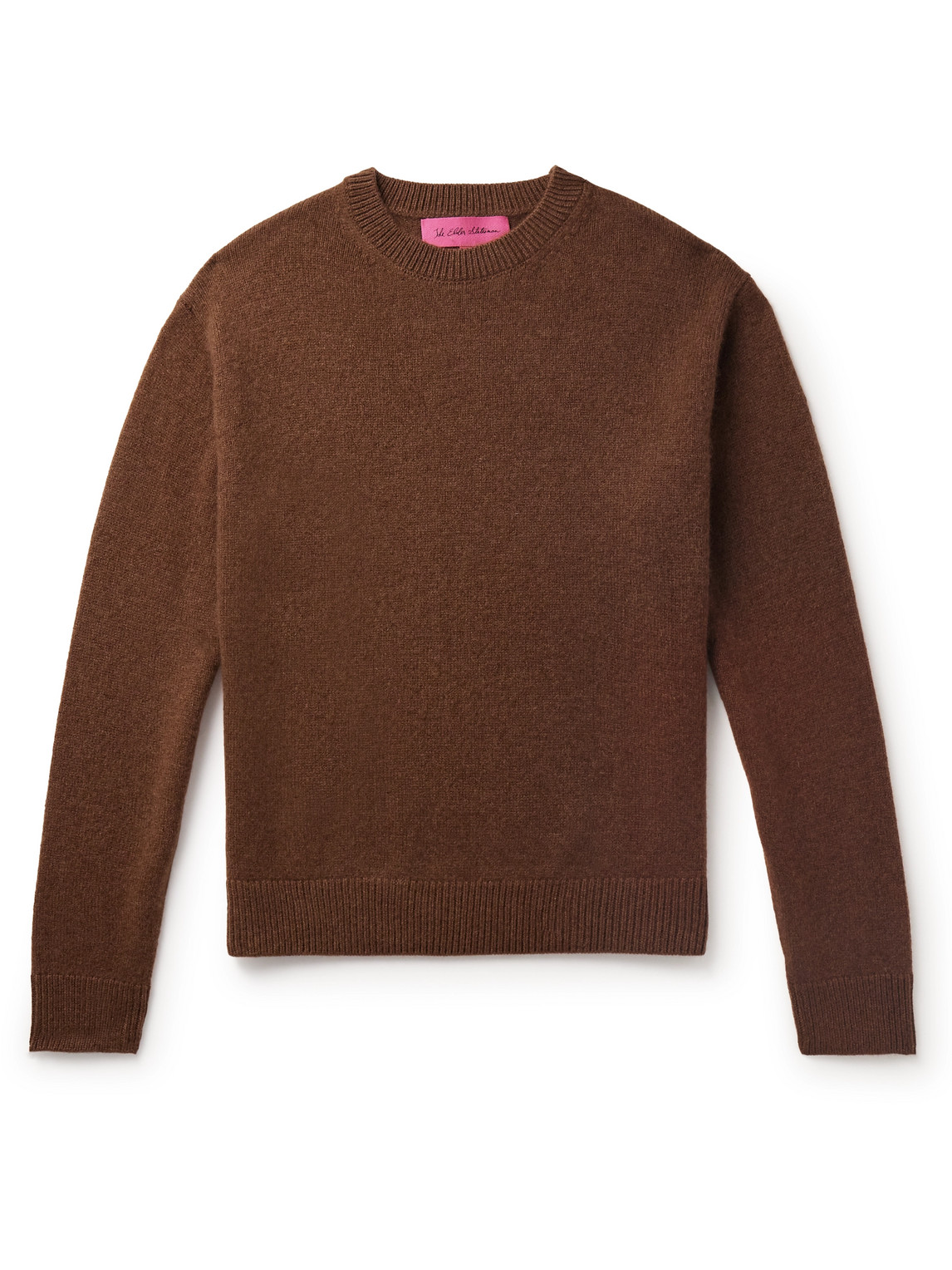 The Elder Statesman Cashmere Sweater In Brown
