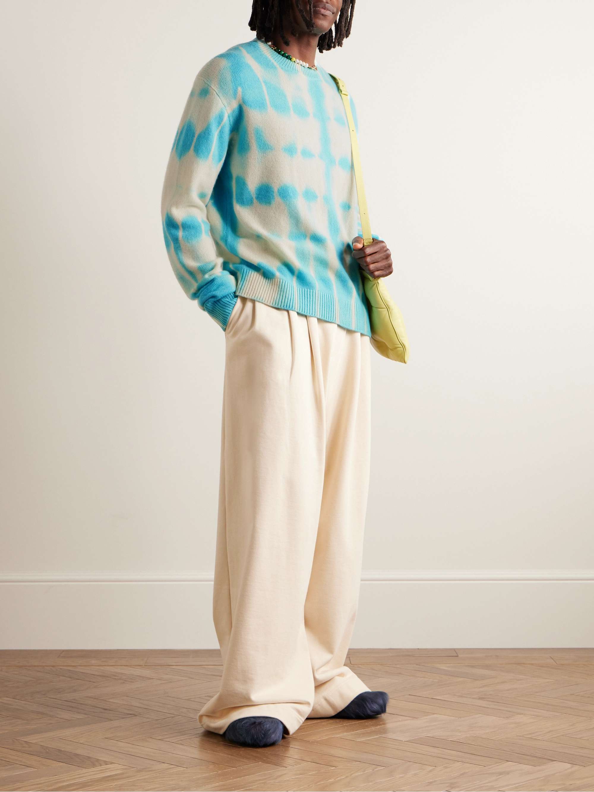 THE ELDER STATESMAN Tie-Dyed Cashmere Sweater for Men | MR PORTER