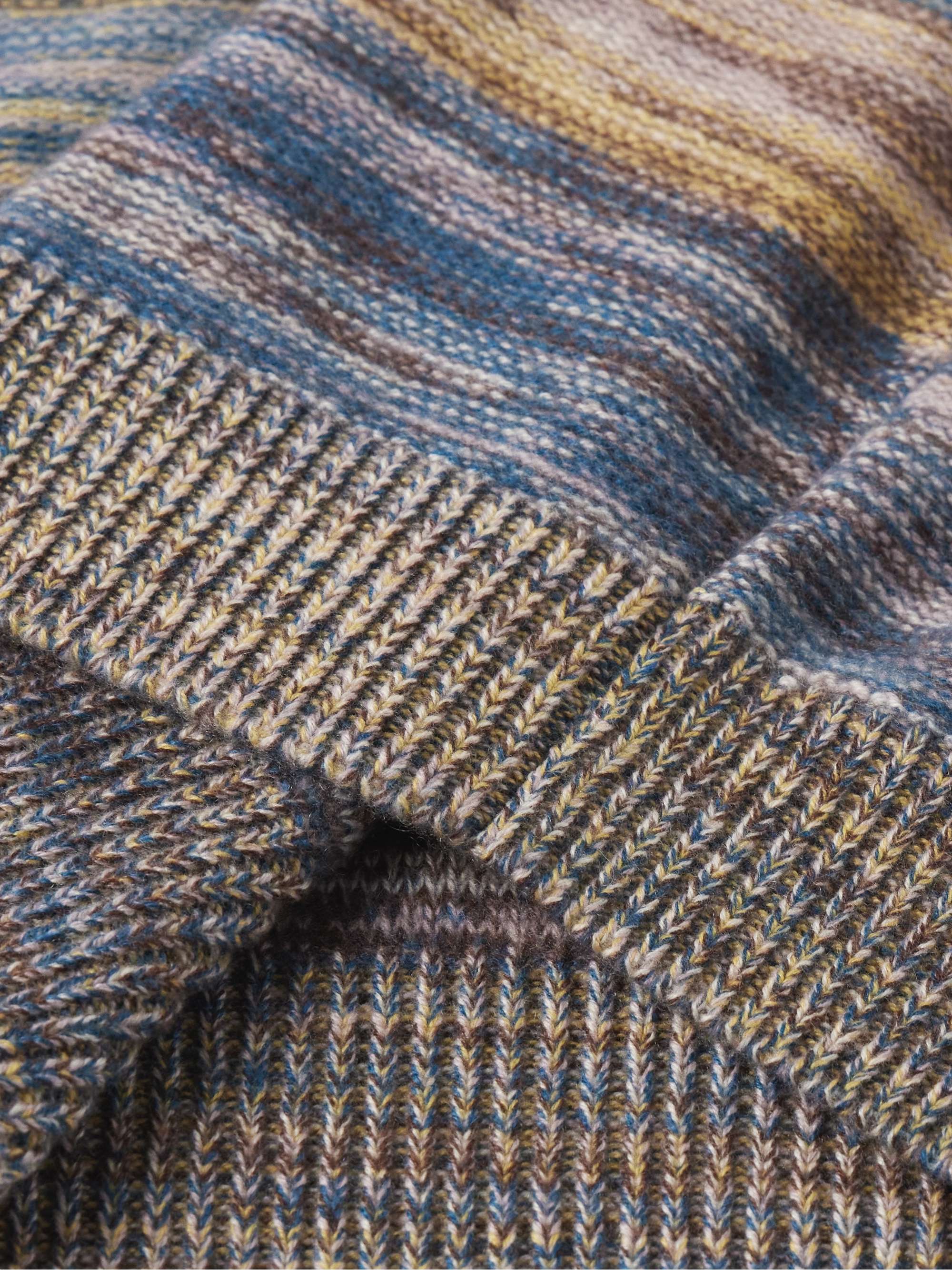 THE ELDER STATESMAN Space-Dyed Cashmere Sweater for Men | MR PORTER