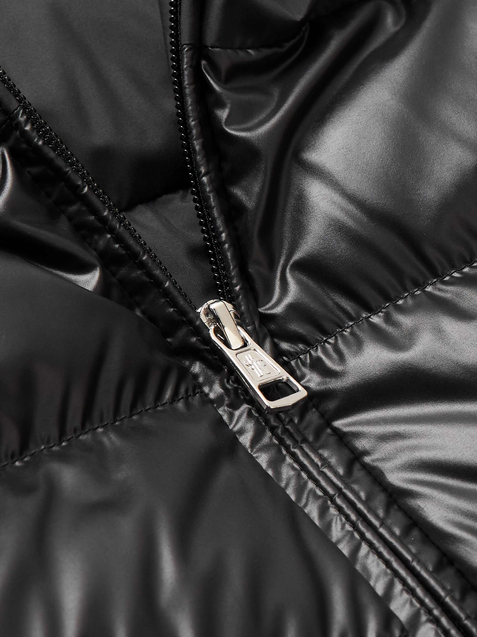 MONCLER Logo-Appliquéd Quilted Shell Hooded Down Gilet for MONCLER Logo-Appliquéd Quilted Shell Hooded Down Gilet for
