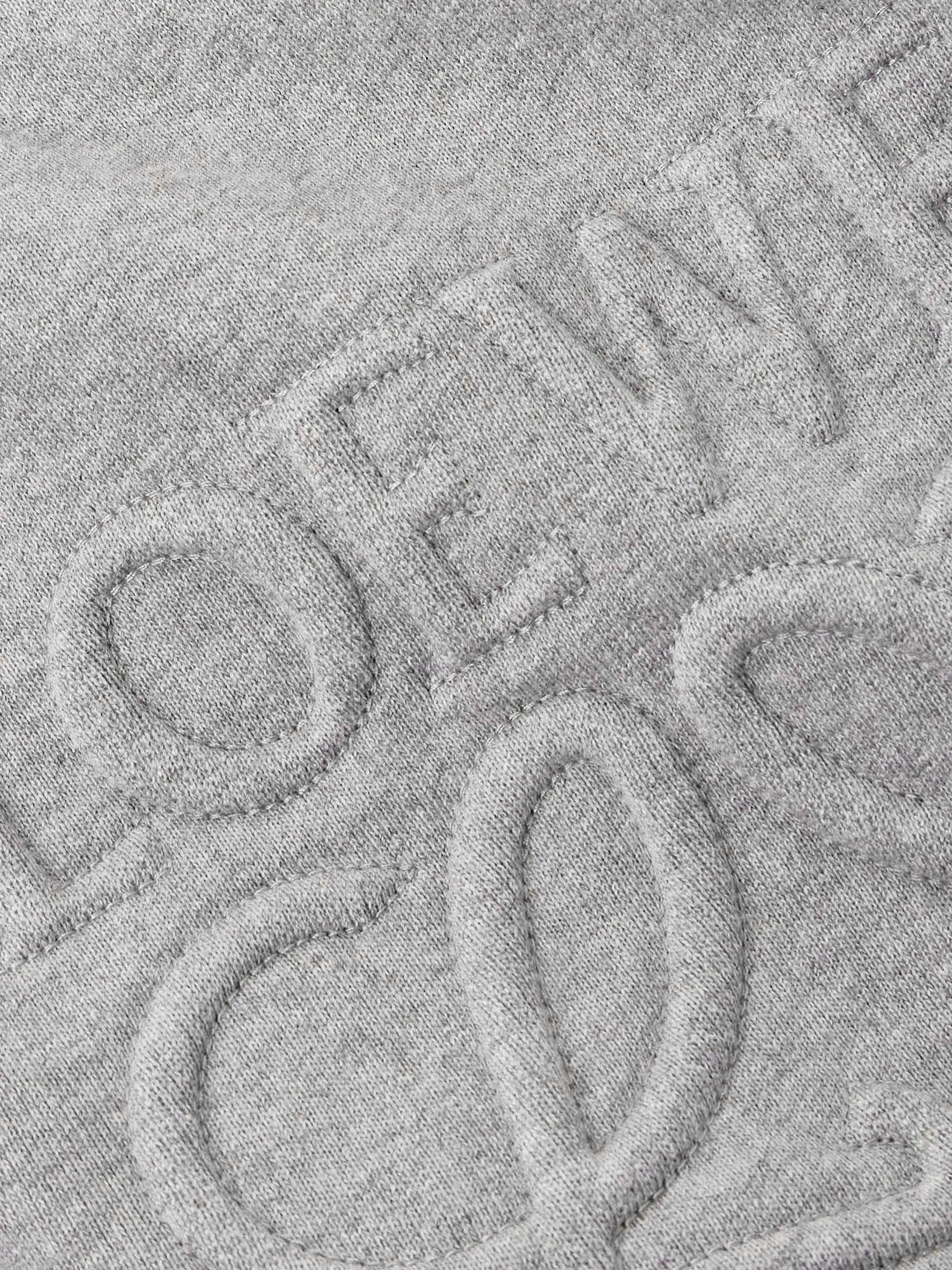 LOEWE Logo-Embroidered Cotton-Jersey Sweatshirt for Men | MR LOEWE Logo-Embroidered Cotton-Jersey Sweatshirt for Men | MR