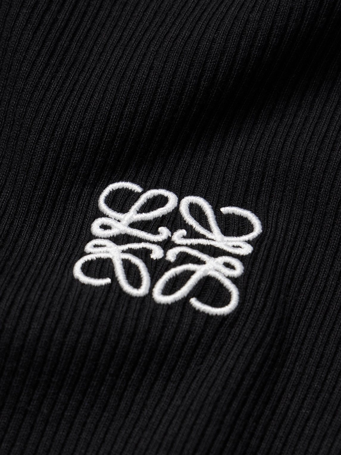 Loewe Men's Long Sleeve Anagram T-shirt In Black