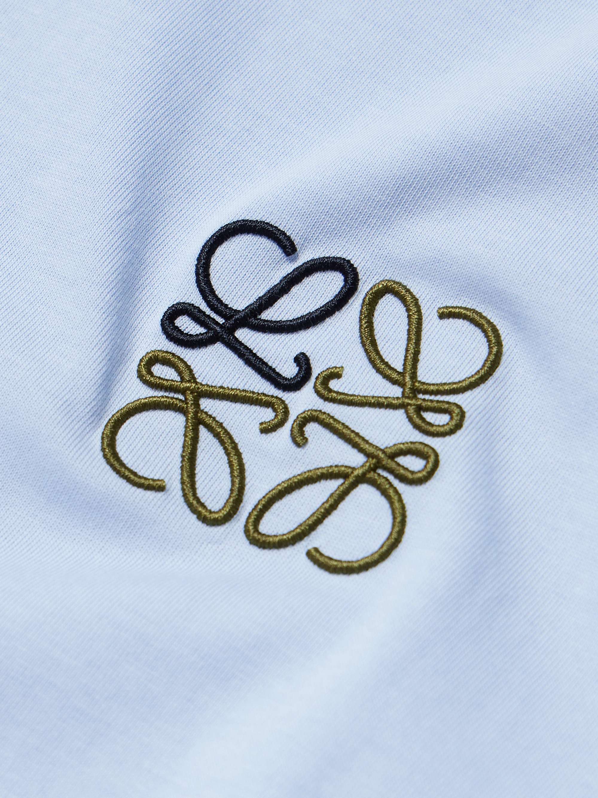 LOEWE Logo-Embroidered Cotton-Jersey T-Shirt
