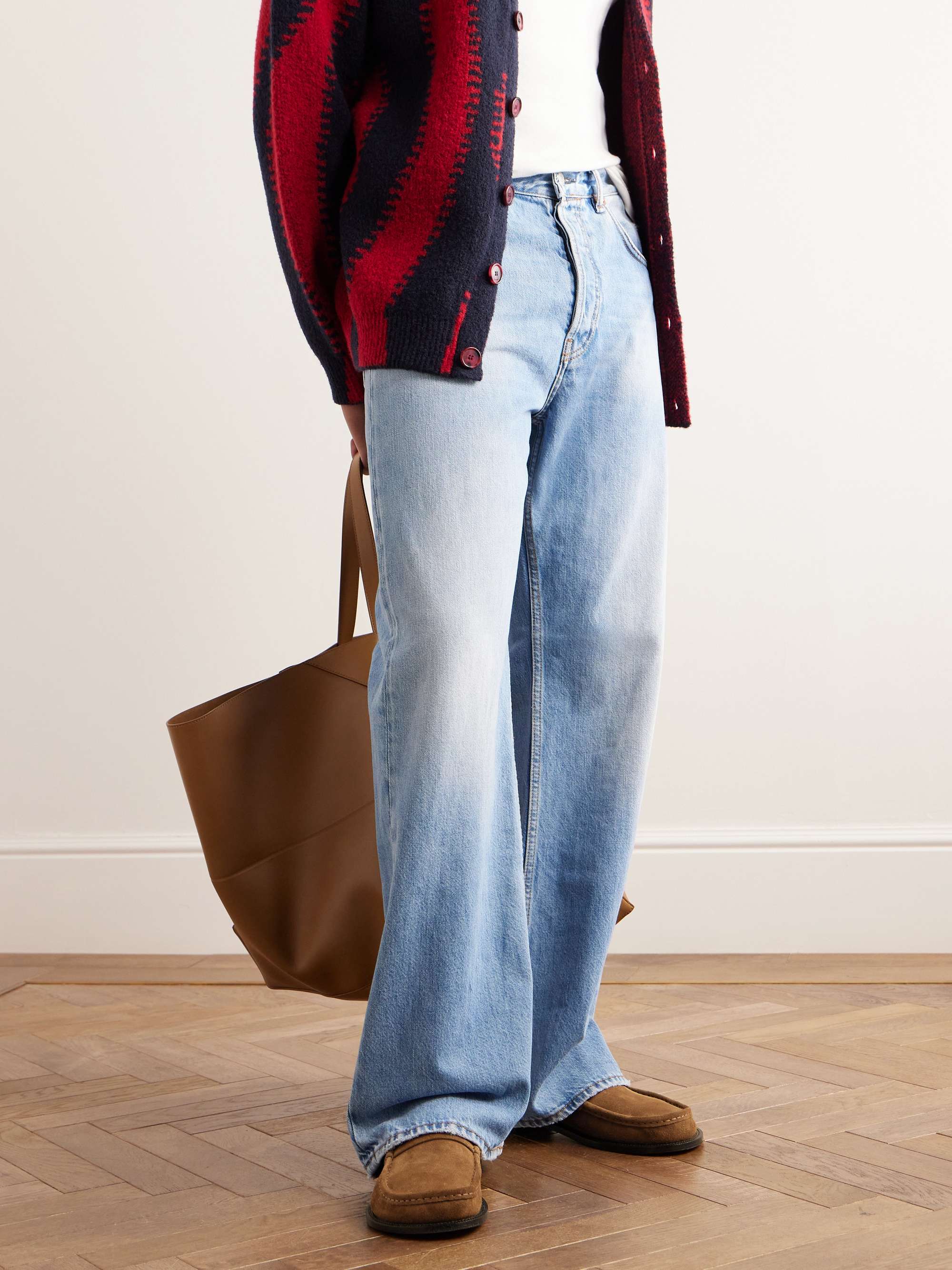 LOEWE Campo スエード ローファー | ミスターポーター