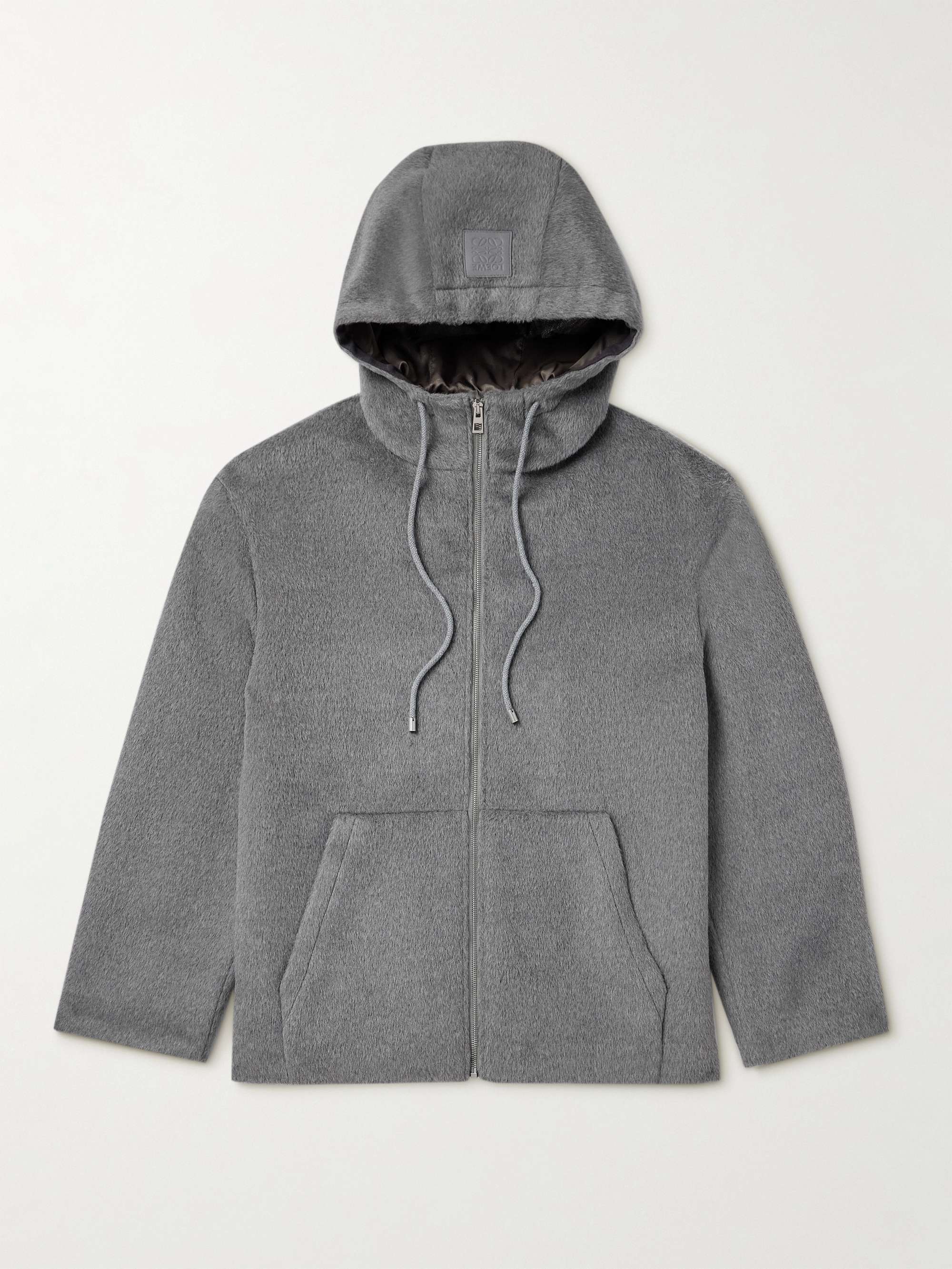 LOEWE Wool Zip-Up Hoodie for Men | MR PORTER