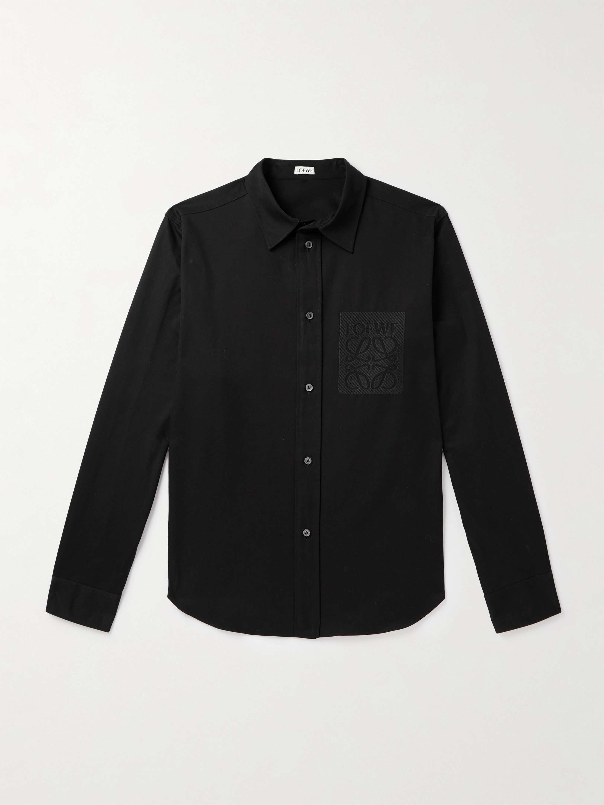 Anagram cotton twill shirt