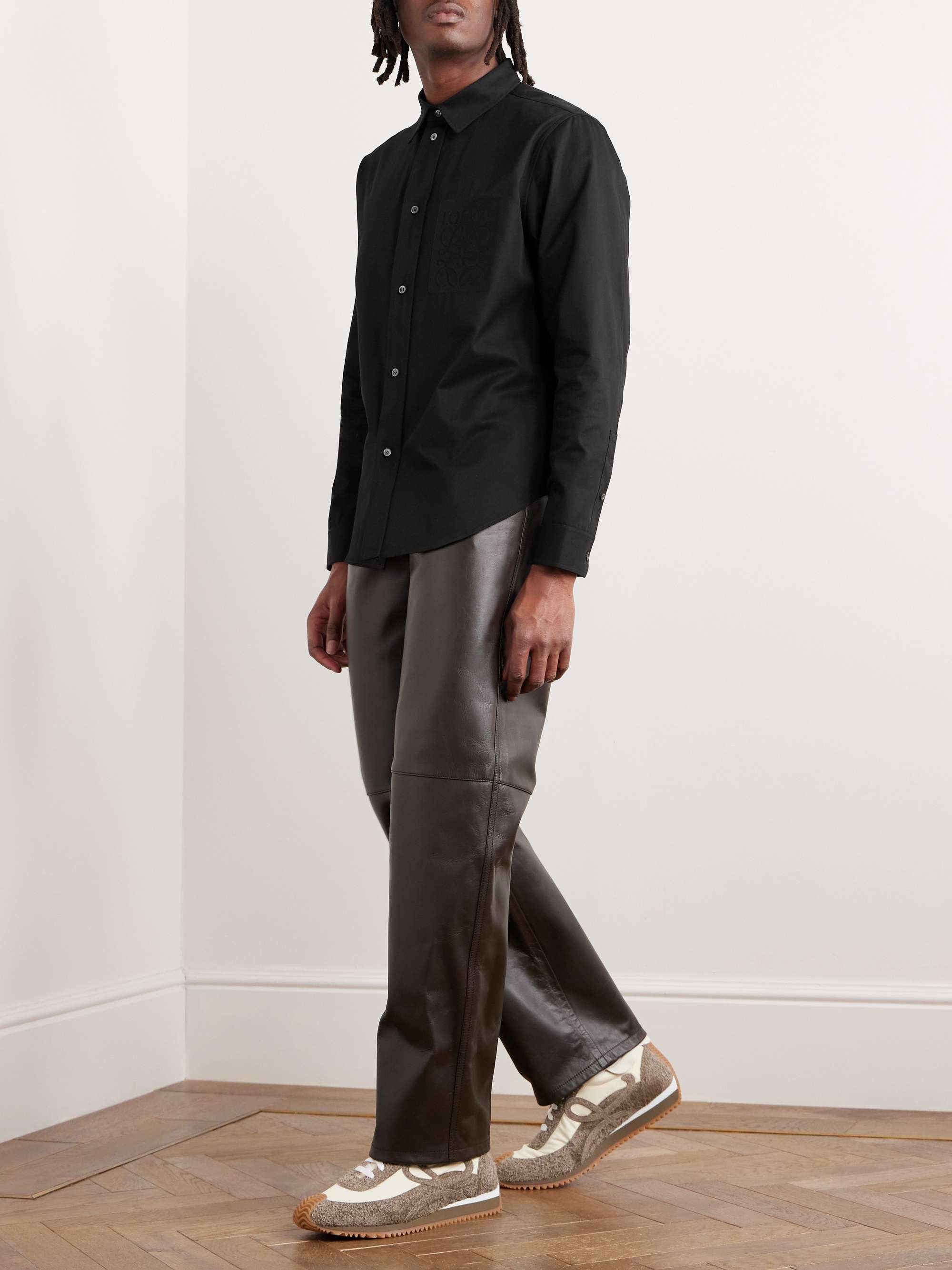 LOEWE Logo-Embroidered Cotton-Poplin Shirt for Men | MR PORTER LOEWE Logo-Embroidered Cotton-Poplin Shirt for Men | MR PORTER