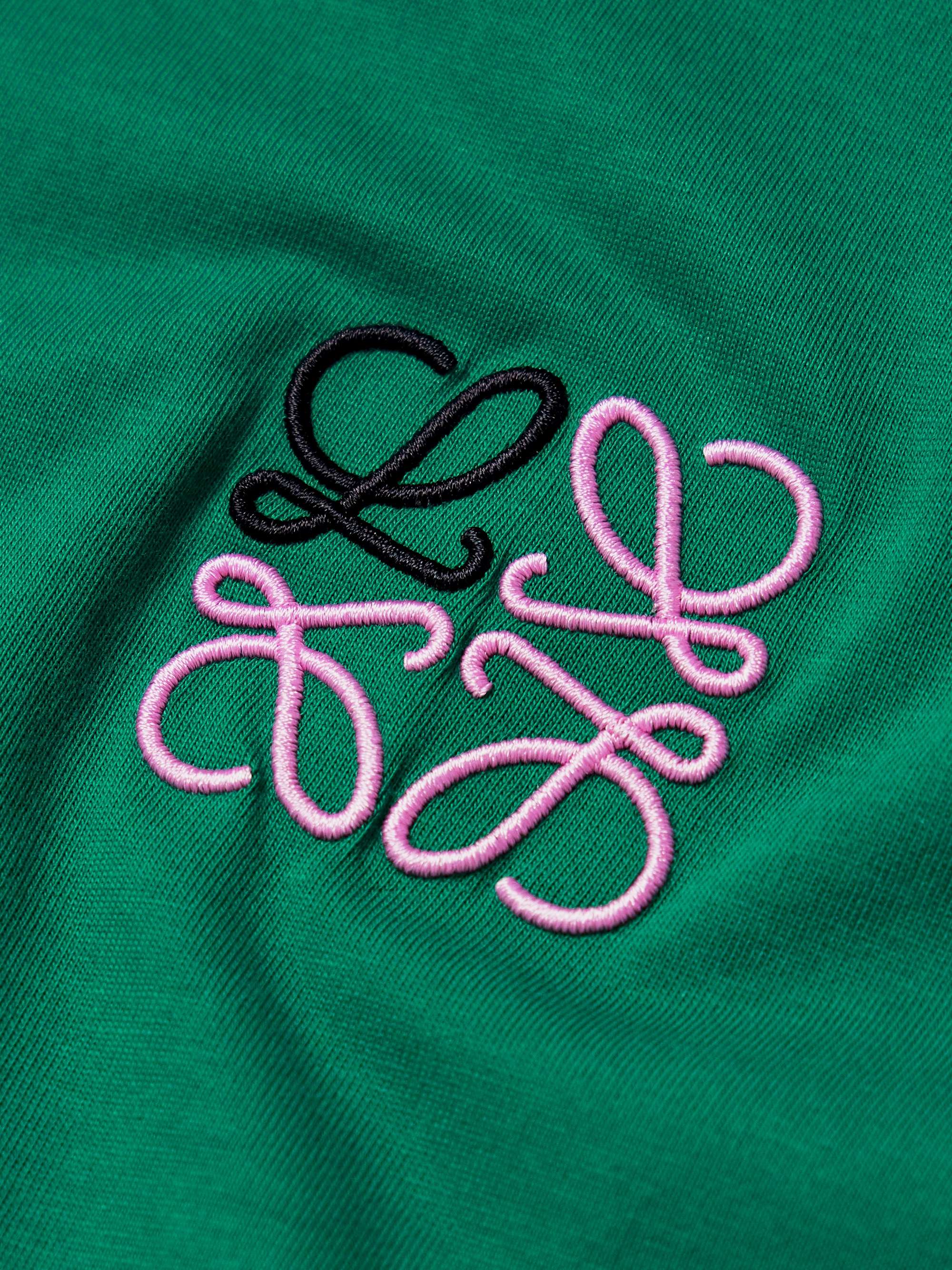 LOEWE Logo-Embroidered Cotton-Jersey T-Shirt