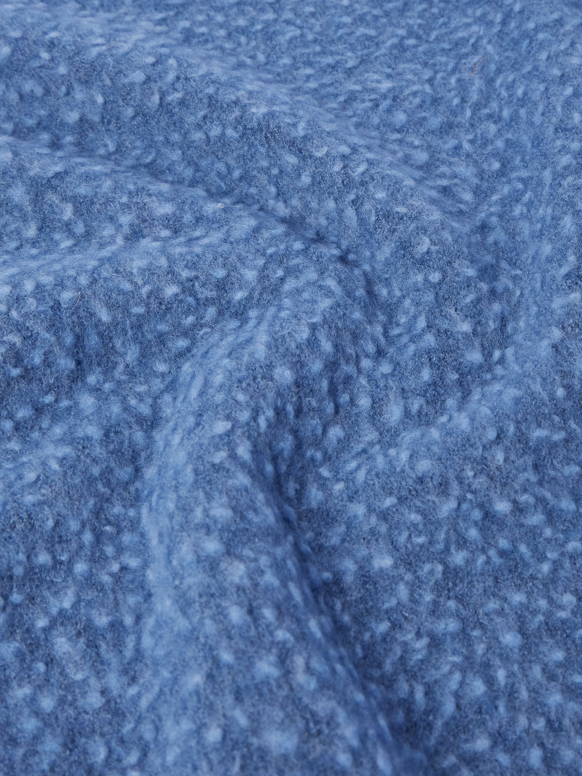 Shop Loewe Logo-appliquéd Brushed Wool-blend Cardigan In Blue