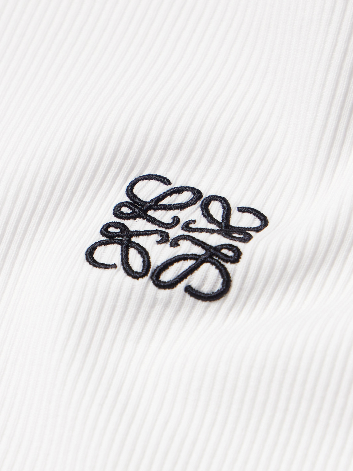 Loewe Oversized Long Sleeve T-shirt In White