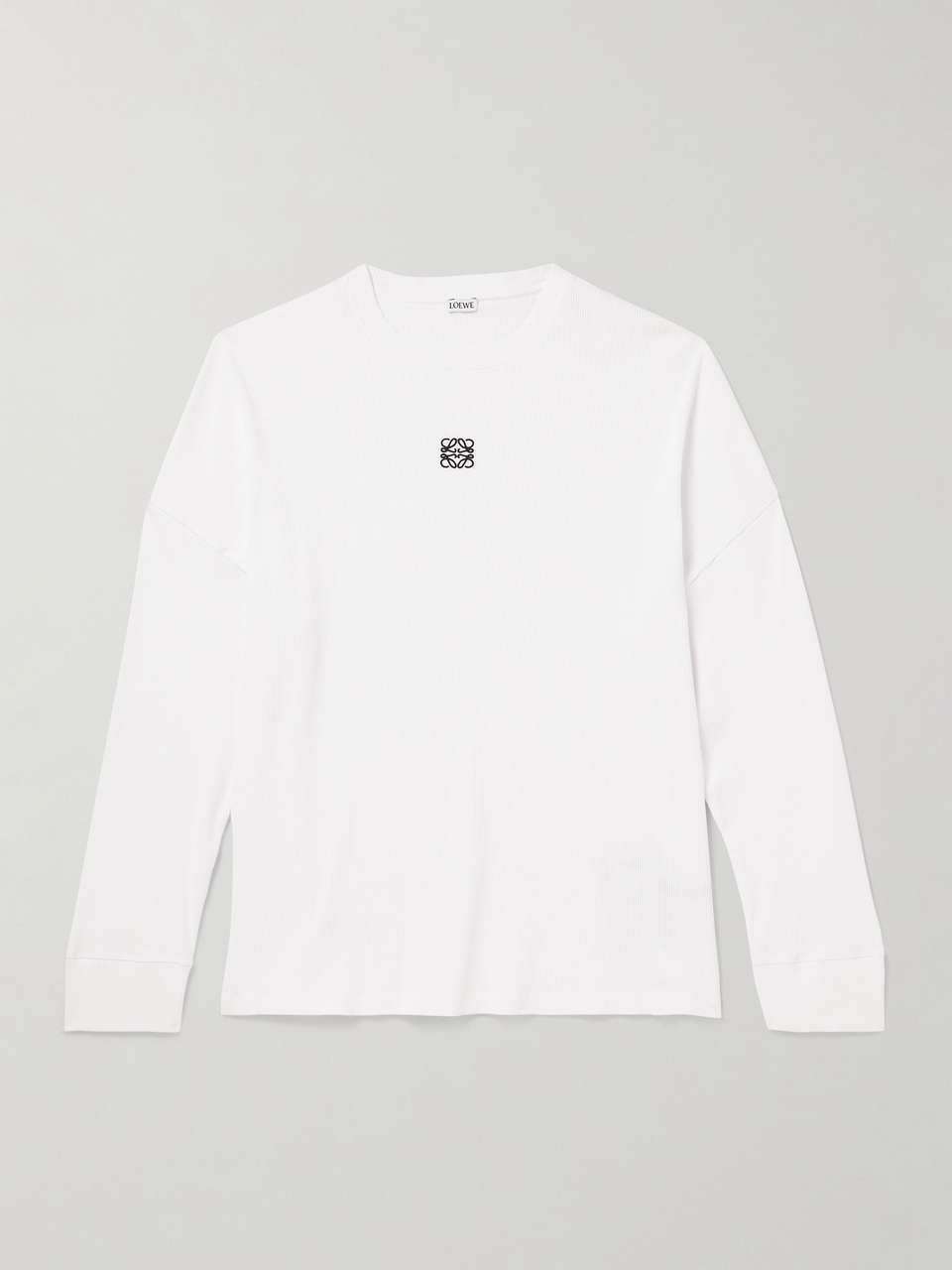 0401~oversized t-shirt with embroidered logo