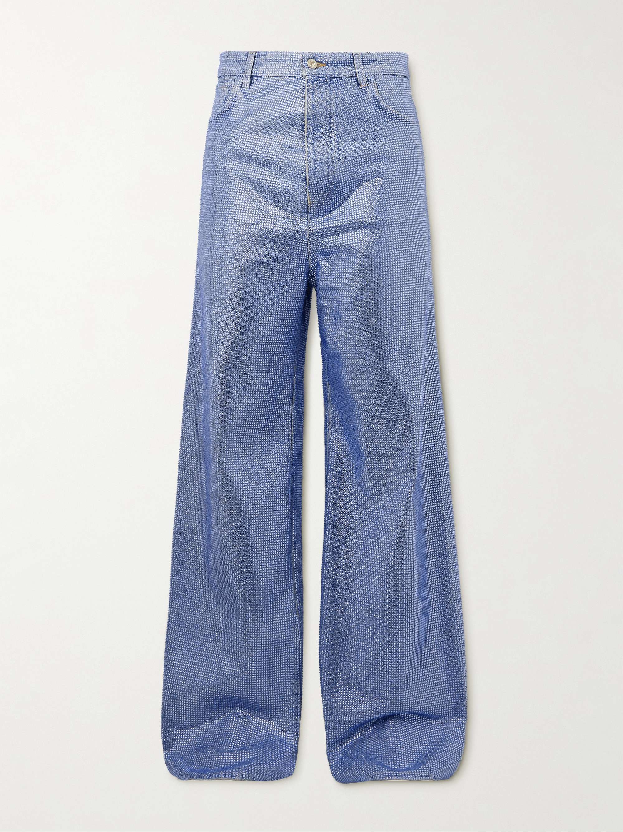 LOEWE Wide Leg Embellished Jeans for Men MR PORTER