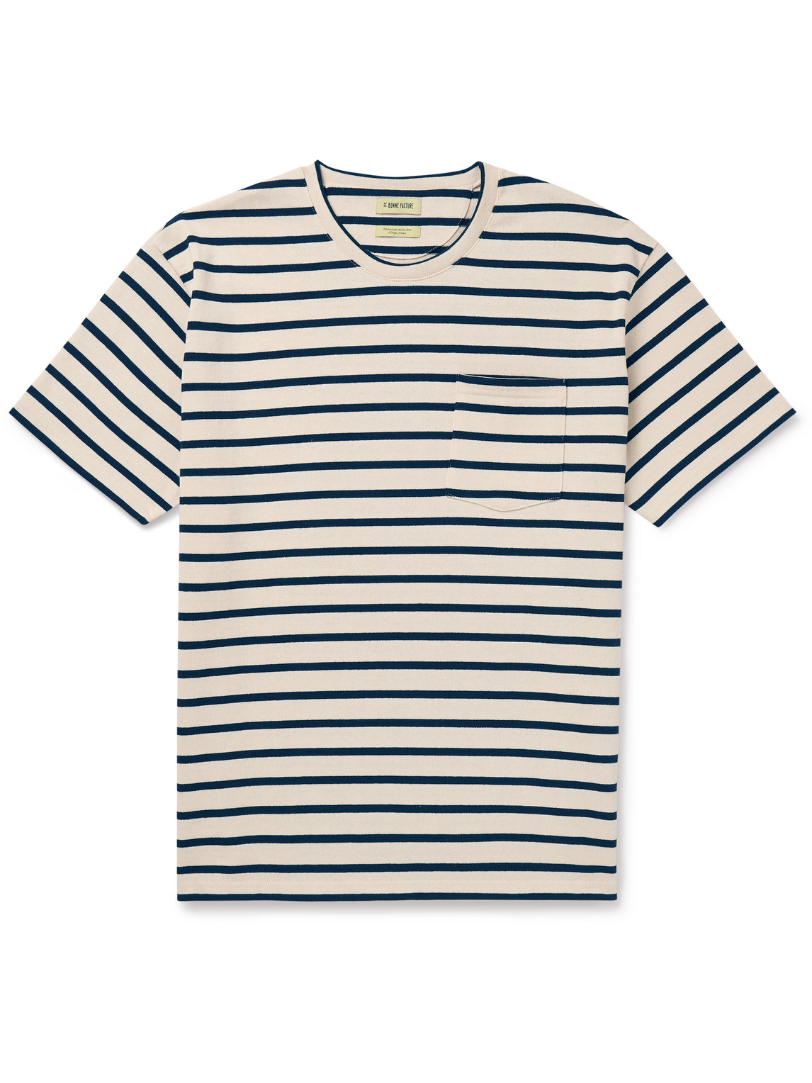 Oversized Striped Cotton-Jersey T-Shirt