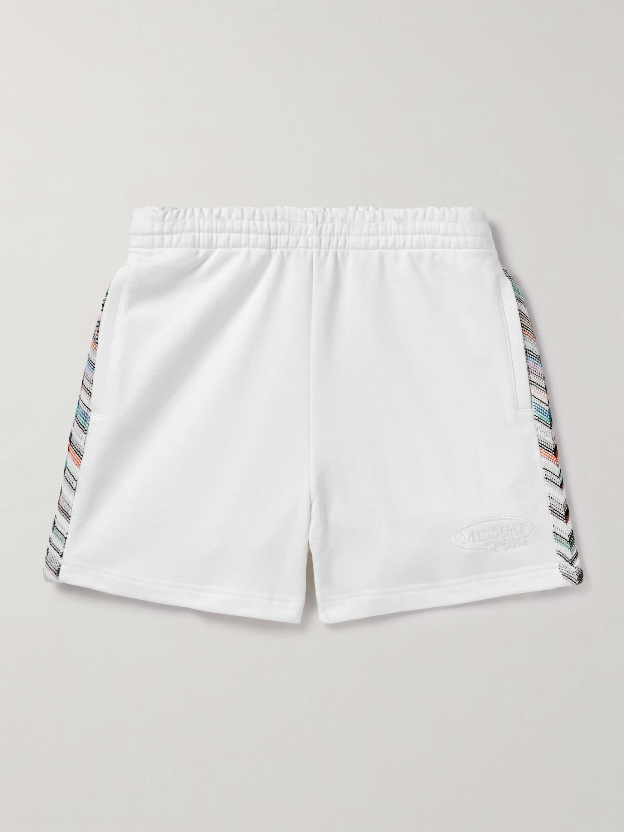 MISSONI Logo-Embroidered Cotton-Jersey Shorts for Men | MR PORTER