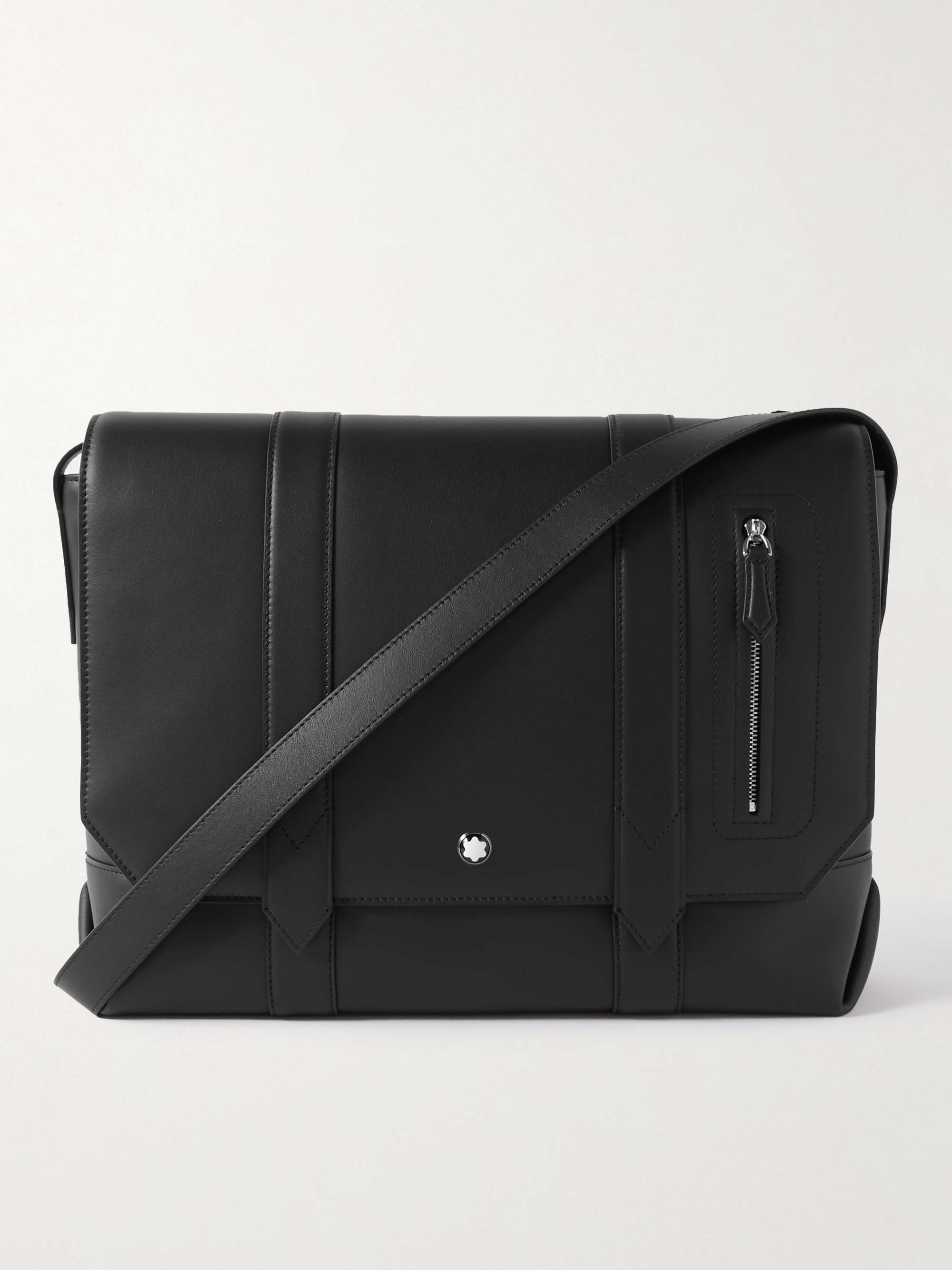 MONTBLANC Meisterstück Leather Messenger Bag for Men | MR PORTER