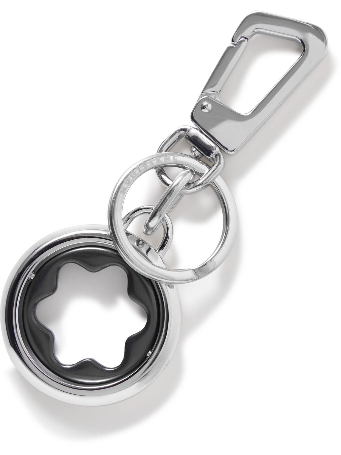 Meisterstück Silver-Tone and Aluminium Key Fob