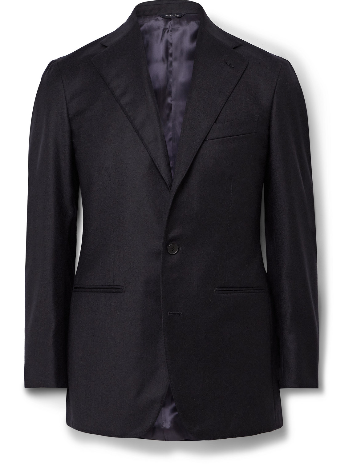 Wool and Cashmere-Blend Felt Suit Jacket