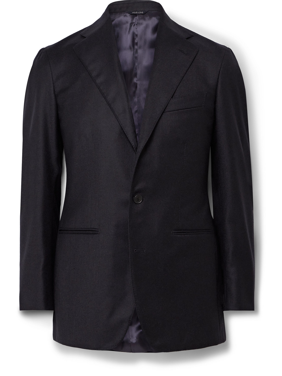 Saman Amel Wool And Cashmere-blend Felt Suit Jacket In Blue