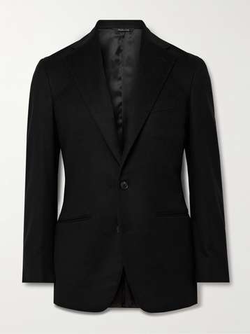 Black cashmere blazer on sale