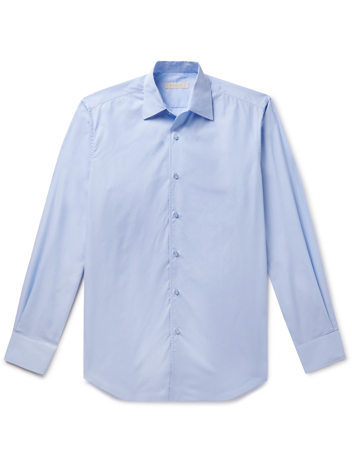 Saman Amel Cotton-poplin Shirt In Blue