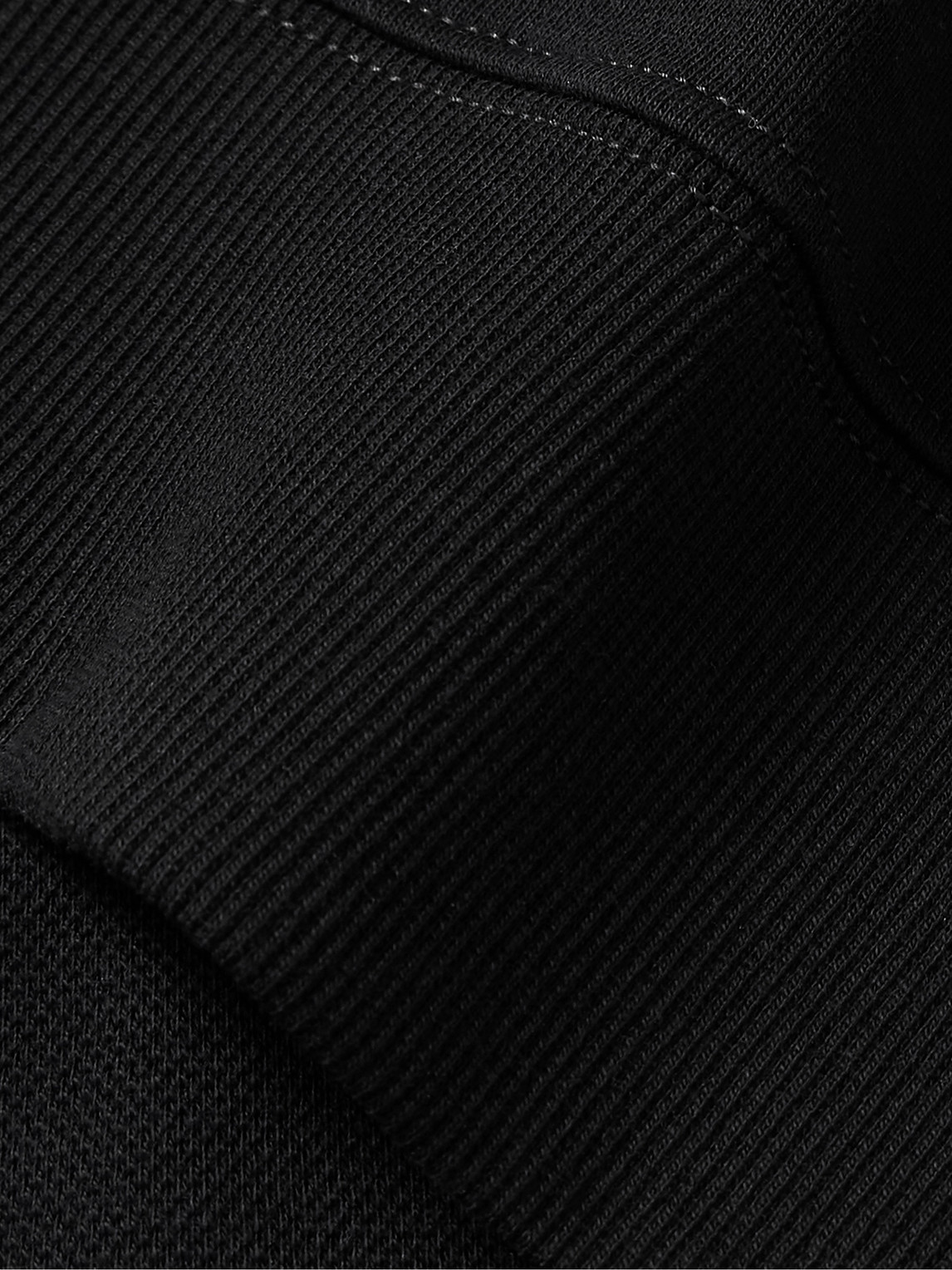 Shop Brunello Cucinelli Cotton-blend Jersey Sweatshirt In Black