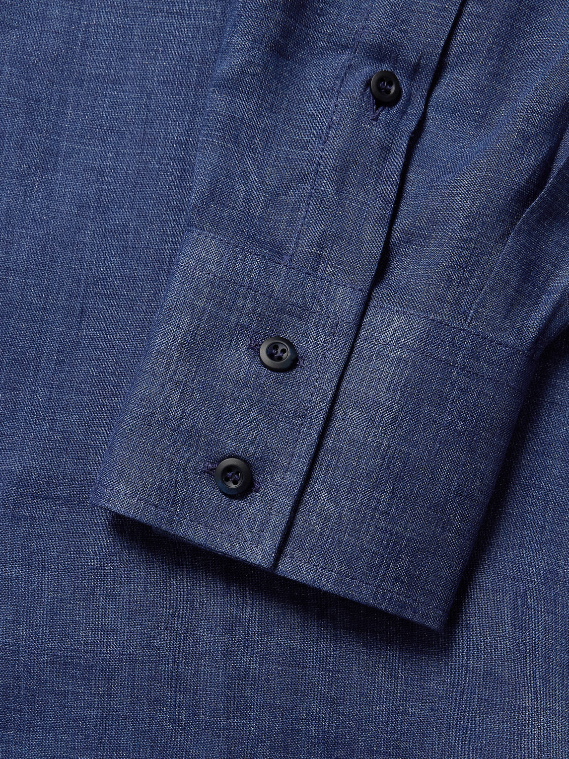 Shop Brunello Cucinelli Cutaway-collar Linen Shirt In Blue