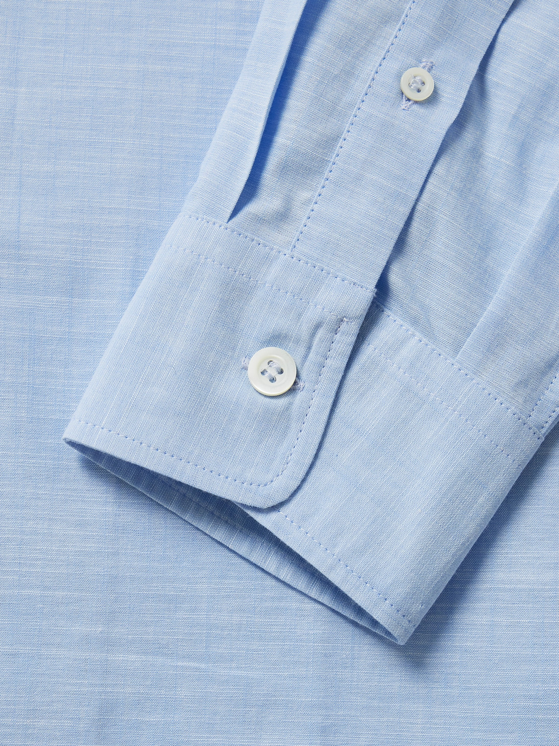 Shop Brunello Cucinelli Convertible-collar Cotton Shirt In Blue