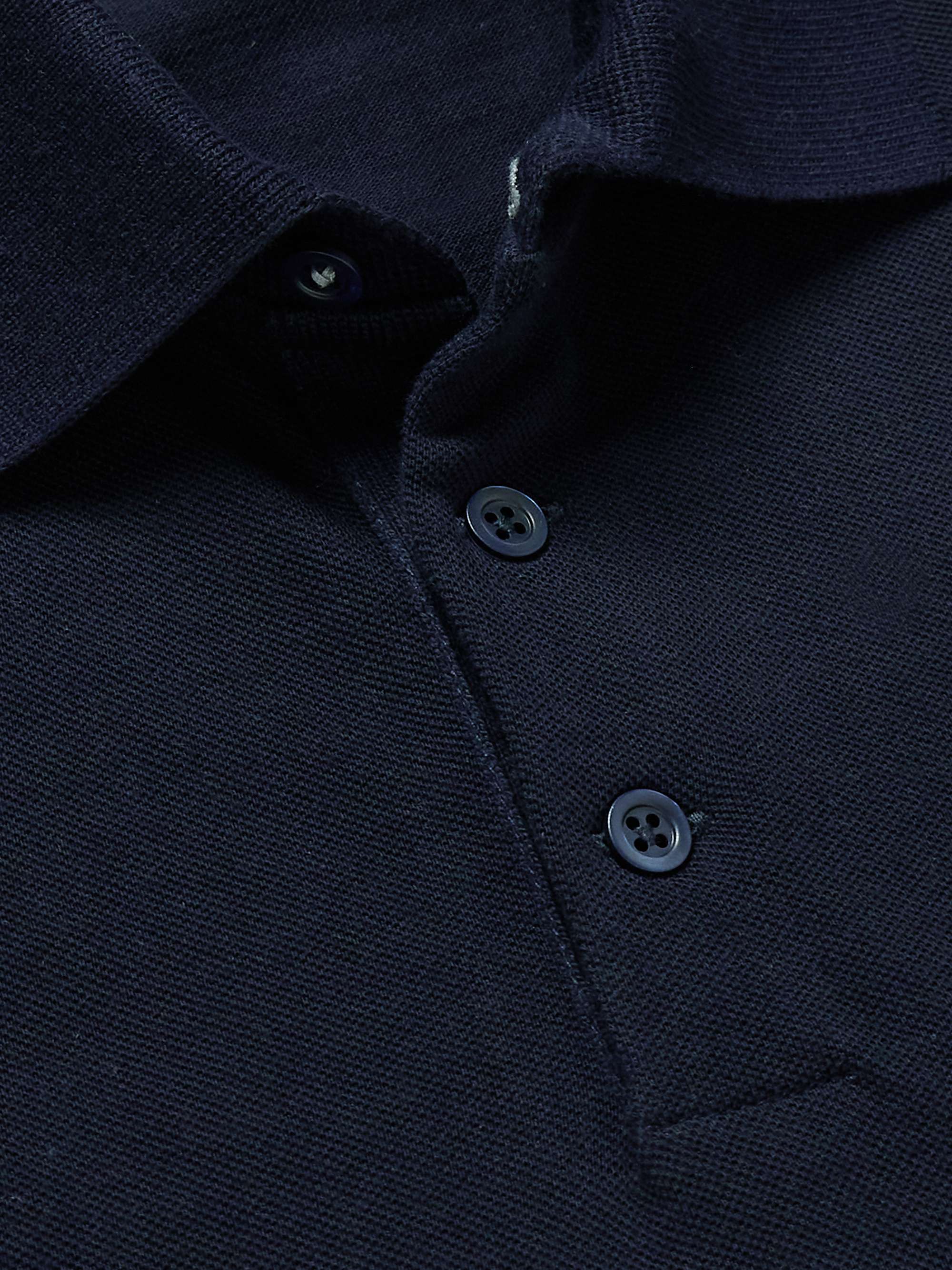 BRUNELLO CUCINELLI Cotton-Piqué Polo Shirt for Men | MR PORTER