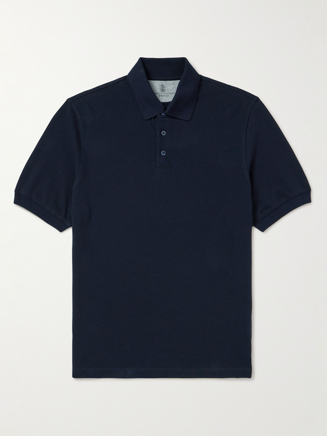 Brunello Cucinelli Cotton-Piqué Polo Shirt - Men