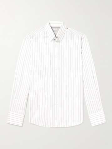 MR P. Button-Down Collar Cotton Oxford Shirt for Men